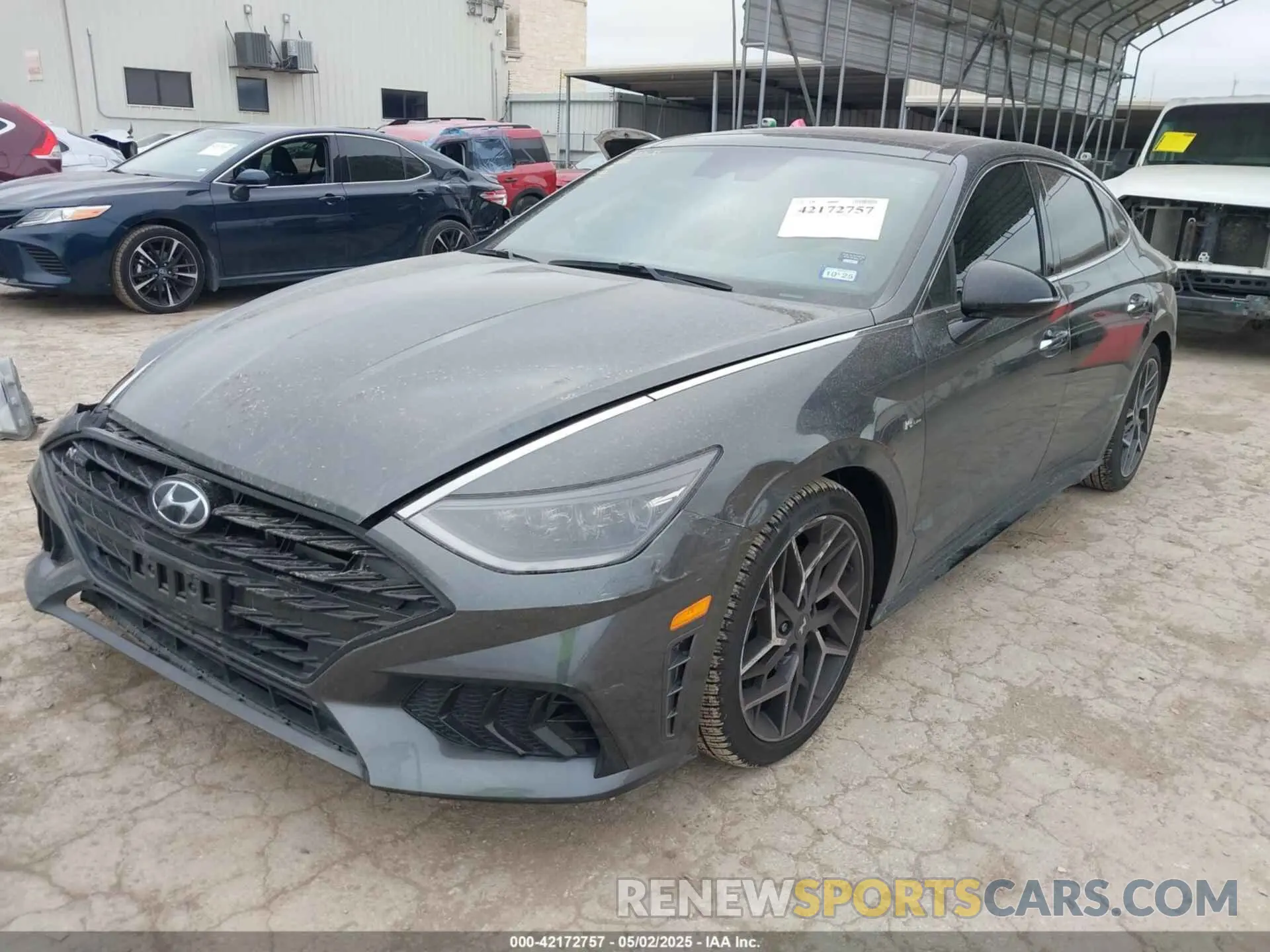 2 Photograph of a damaged car KMHL14JC4PA328113 HYUNDAI SONATA 2023