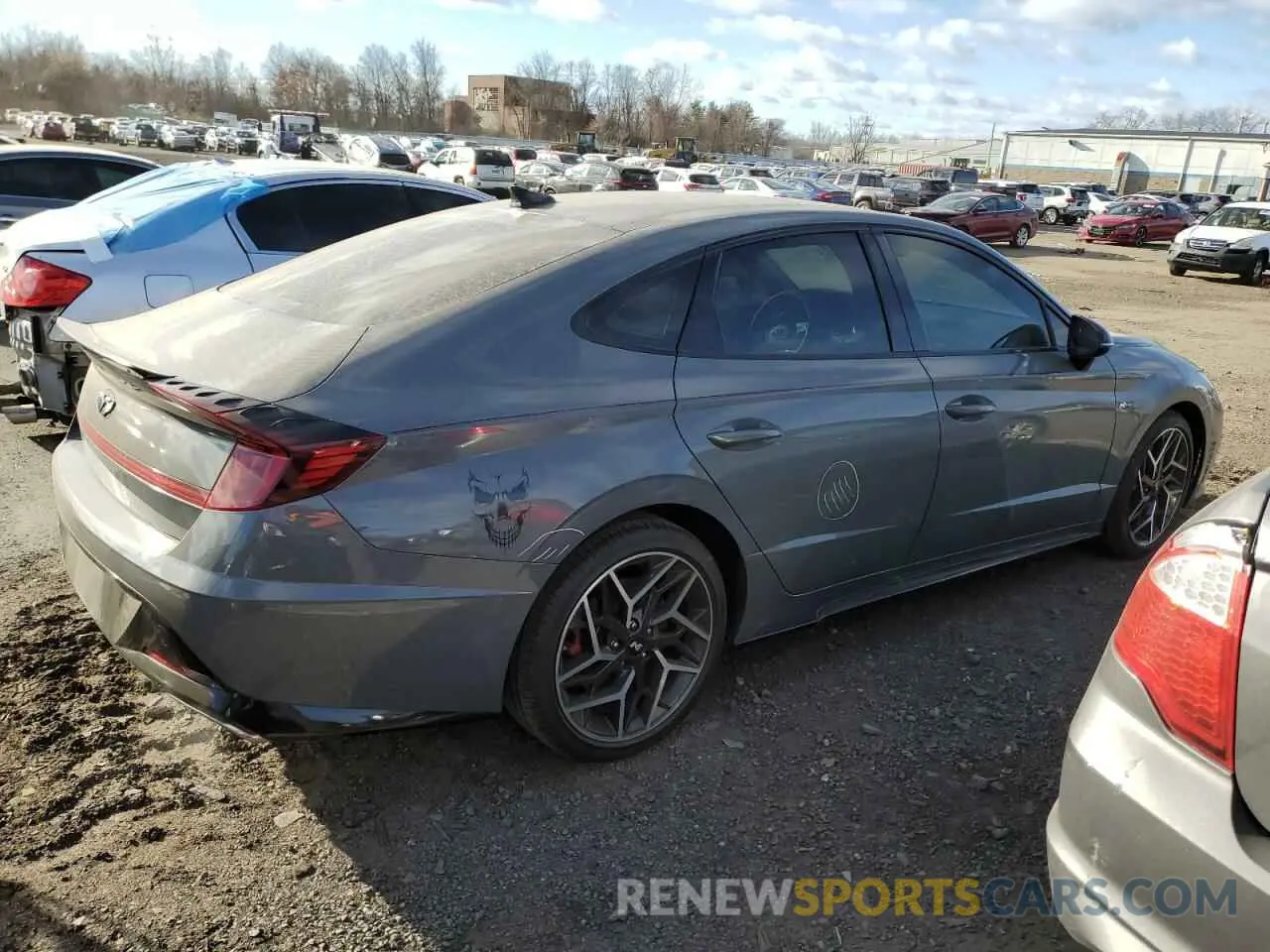 3 Photograph of a damaged car KMHL14JC5PA251199 HYUNDAI SONATA 2023