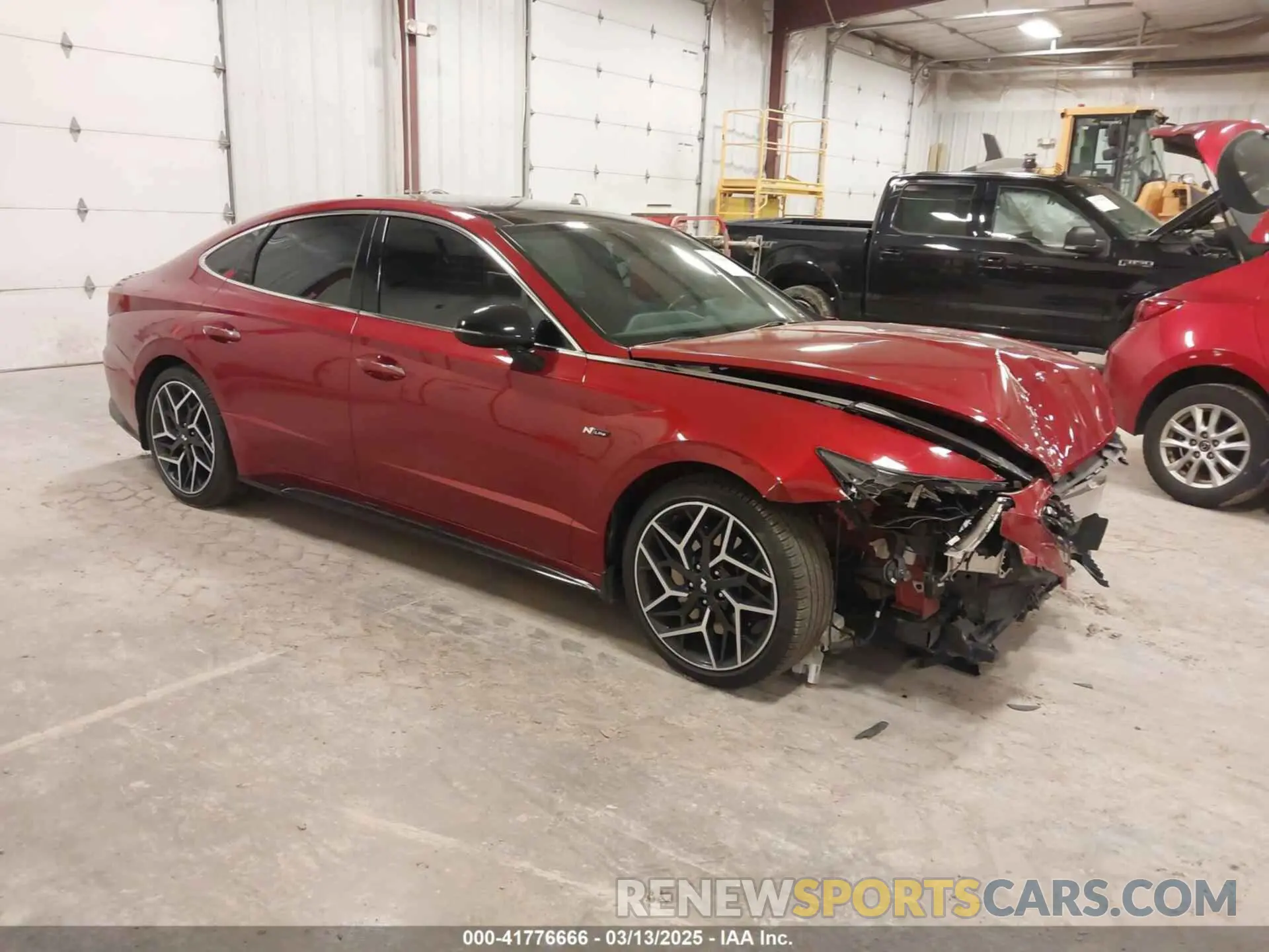 1 Photograph of a damaged car KMHL14JC5PA274675 HYUNDAI SONATA 2023