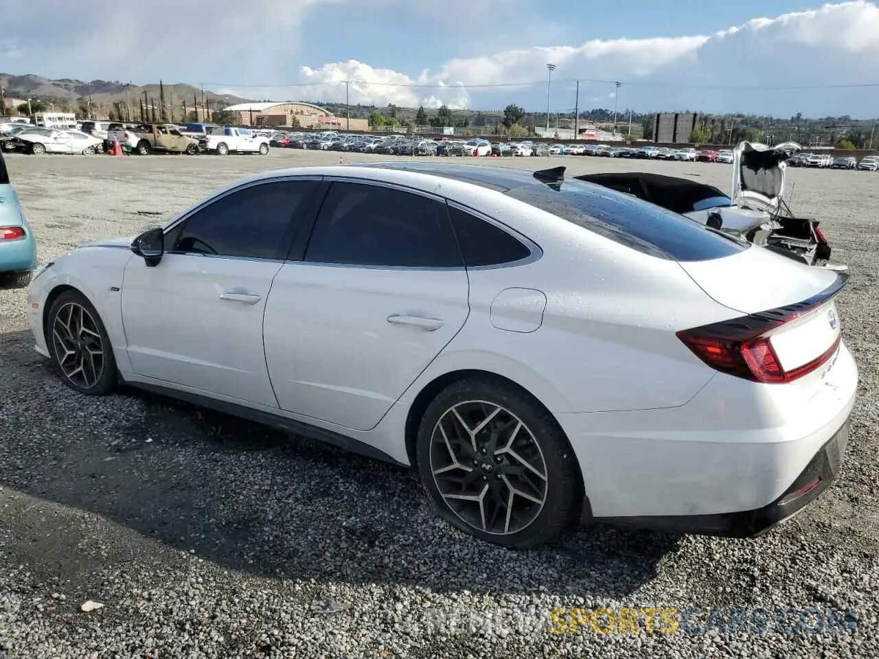 2 Photograph of a damaged car KMHL14JC5PA288124 HYUNDAI SONATA 2023