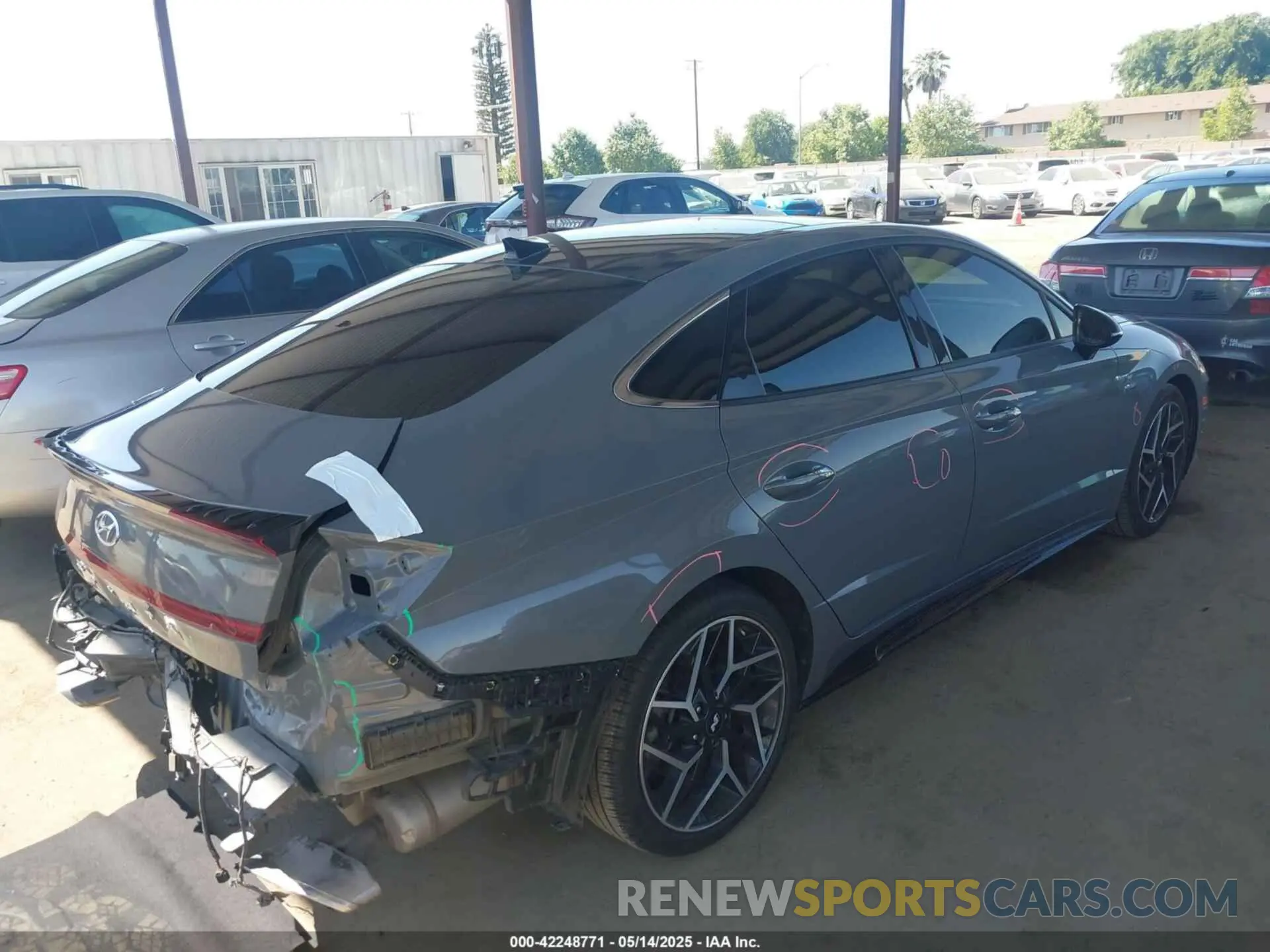 4 Photograph of a damaged car KMHL14JC6PA255049 HYUNDAI SONATA 2023