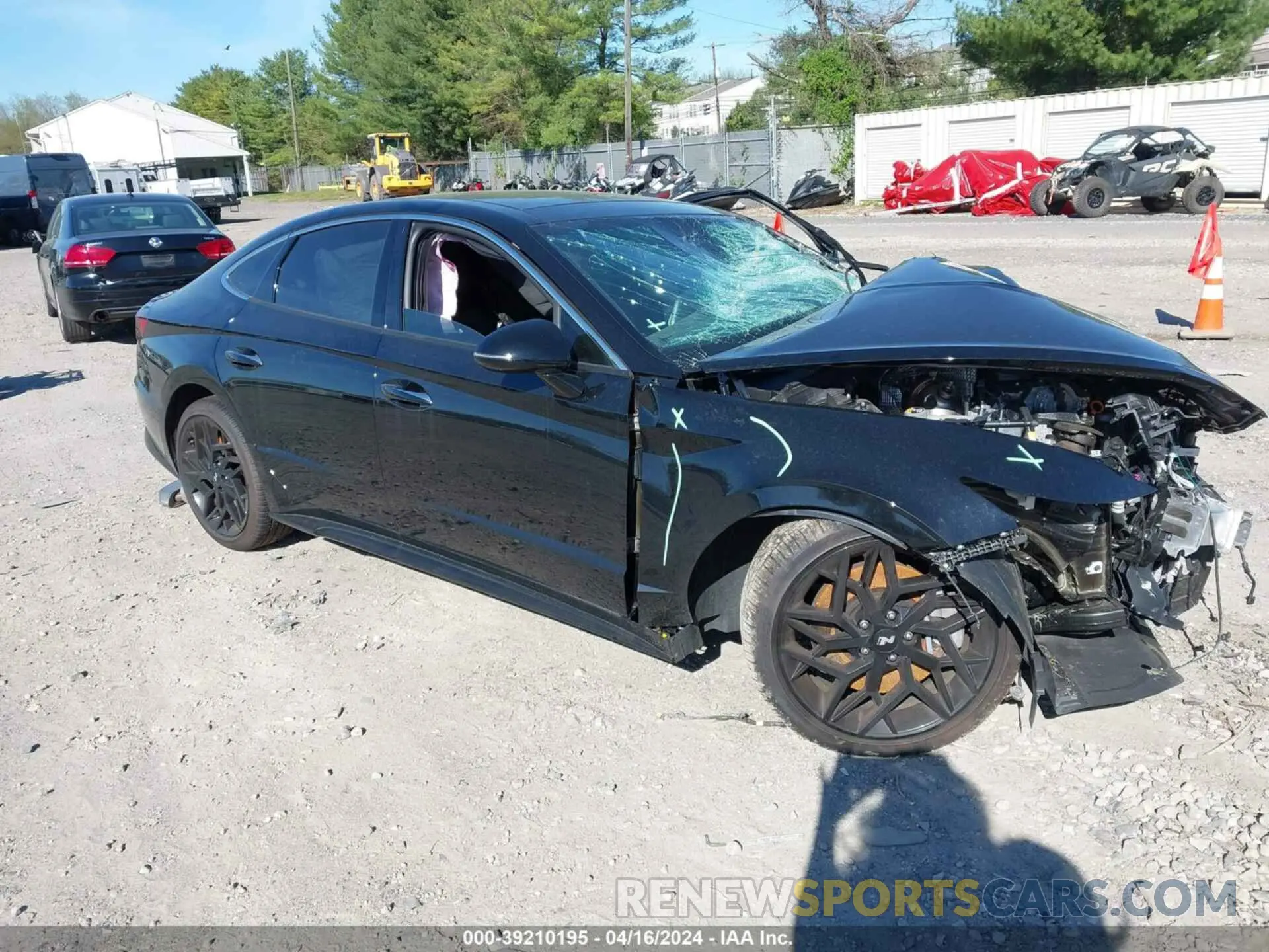 1 Photograph of a damaged car KMHL14JC6PA301219 HYUNDAI SONATA 2023