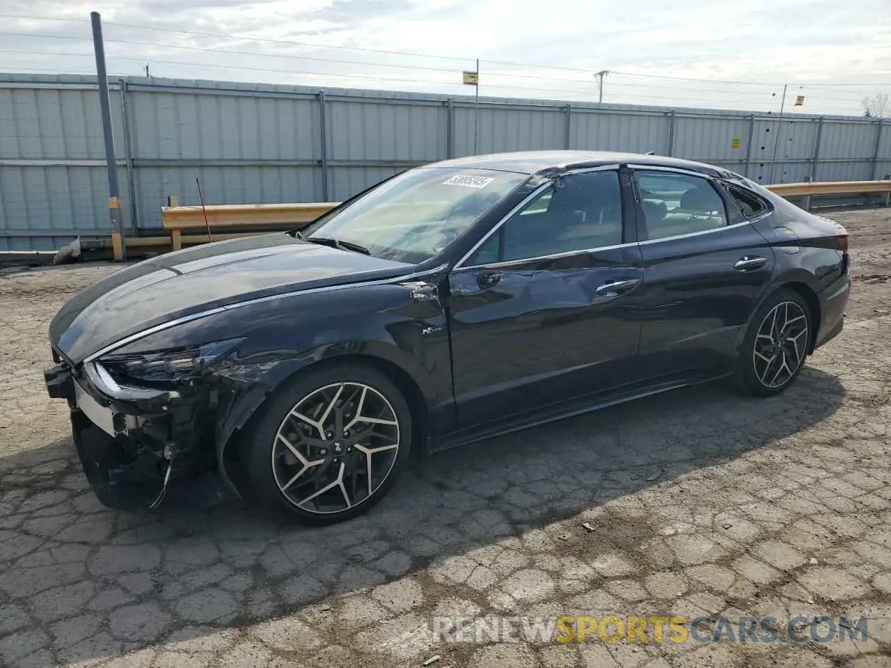 1 Photograph of a damaged car KMHL14JC9PA331556 HYUNDAI SONATA 2023