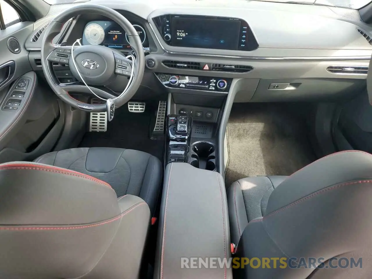 8 Photograph of a damaged car KMHL14JC9PA331556 HYUNDAI SONATA 2023