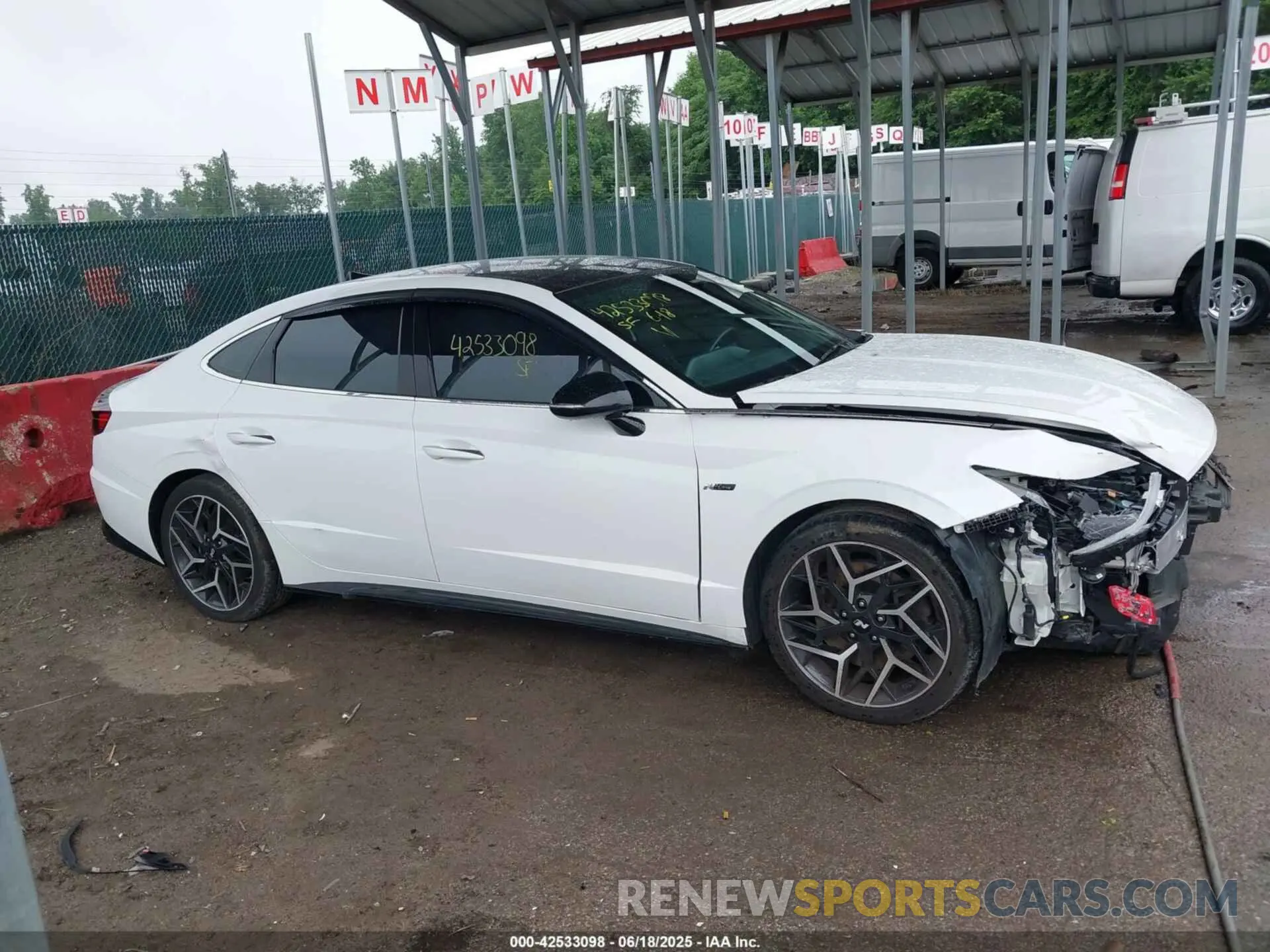 14 Photograph of a damaged car KMHL14JCXPA274476 HYUNDAI SONATA 2023