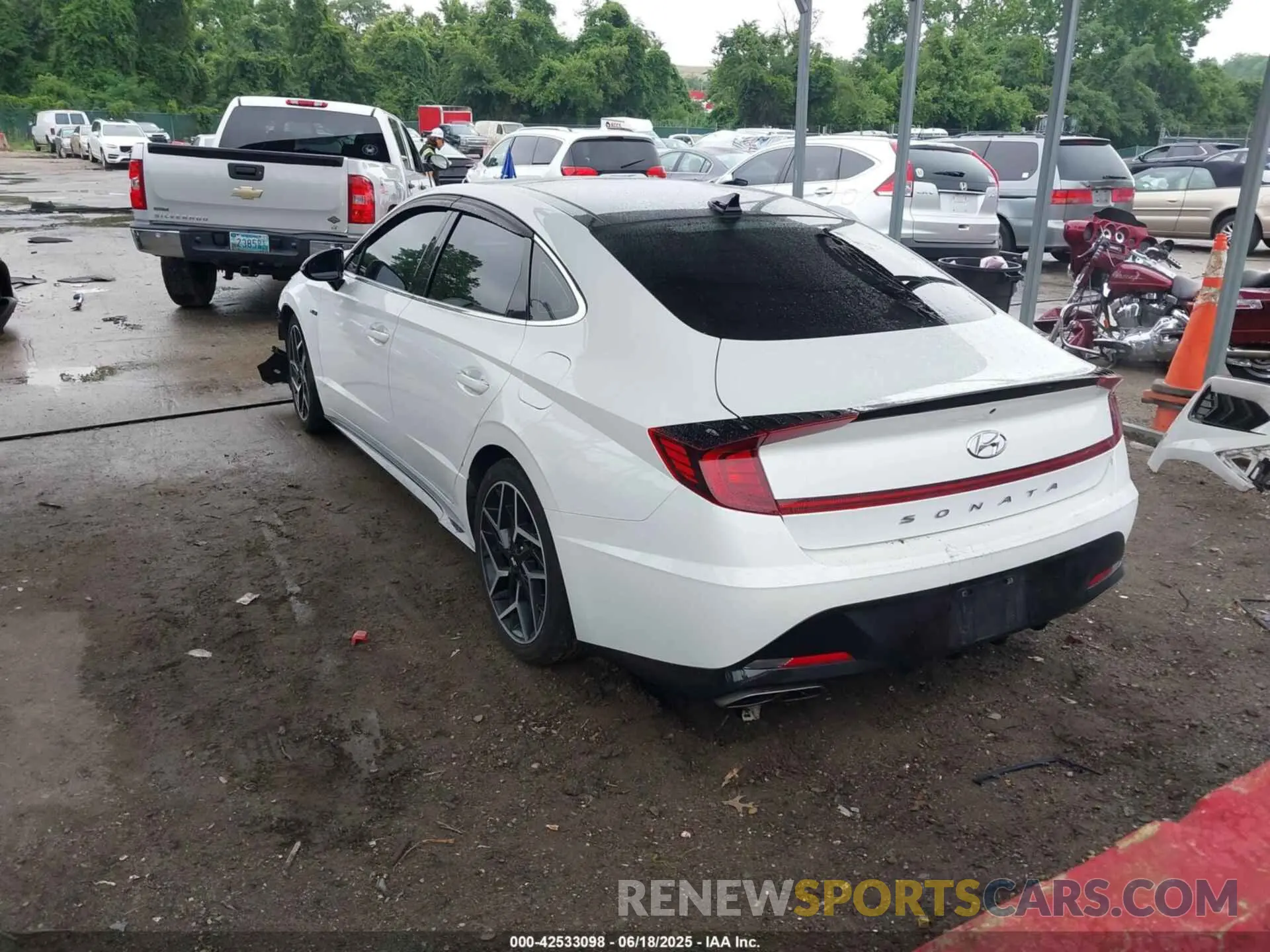 3 Photograph of a damaged car KMHL14JCXPA274476 HYUNDAI SONATA 2023