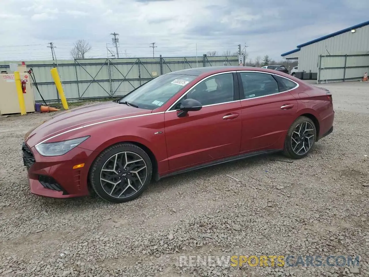 1 Photograph of a damaged car KMHL14JCXPA332294 HYUNDAI SONATA 2023