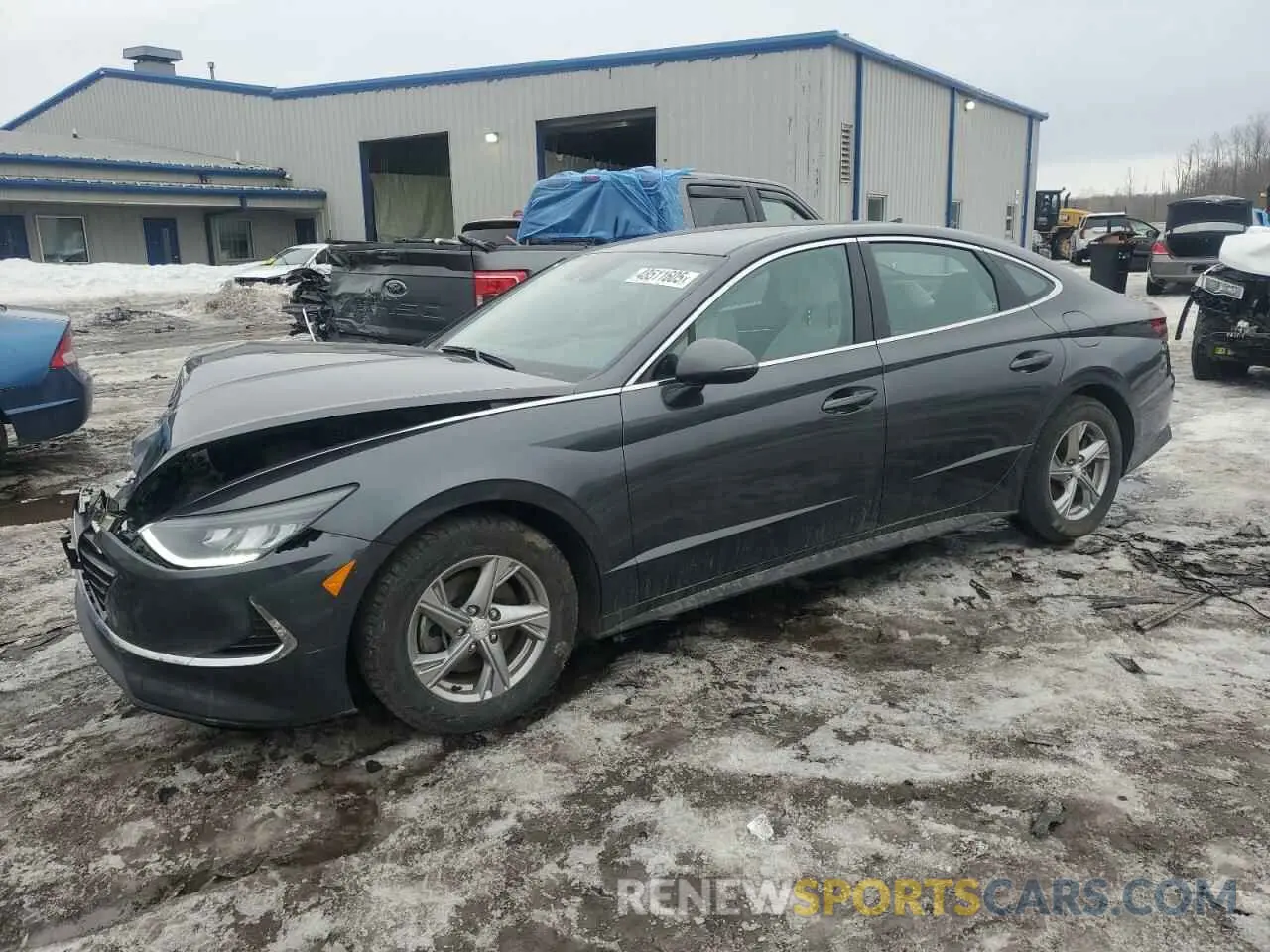 1 Photograph of a damaged car KMHL24JA0PA286597 HYUNDAI SONATA 2023
