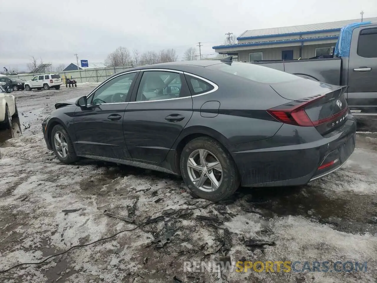 2 Photograph of a damaged car KMHL24JA0PA286597 HYUNDAI SONATA 2023