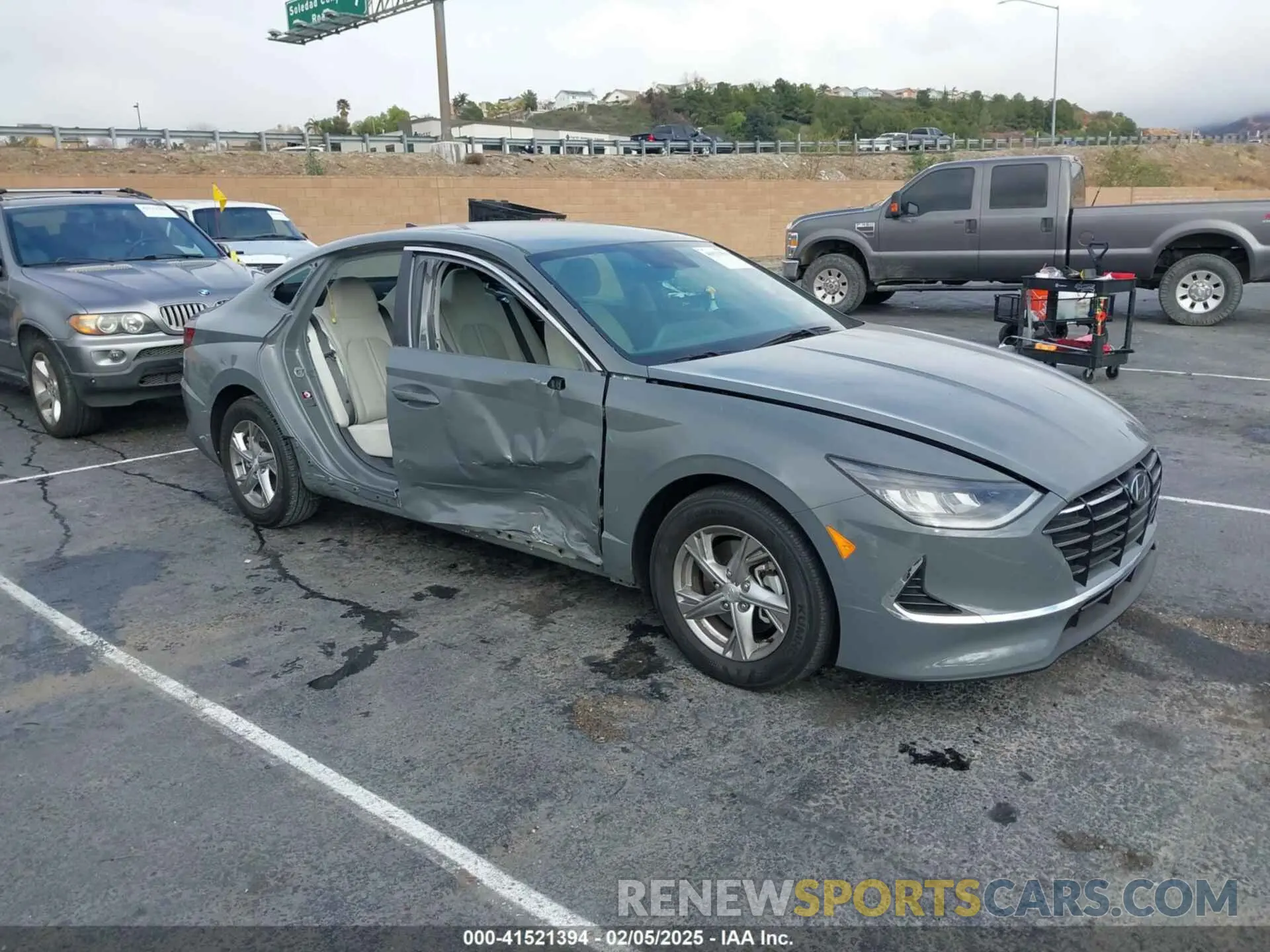 1 Photograph of a damaged car KMHL24JA3PA297044 HYUNDAI SONATA 2023