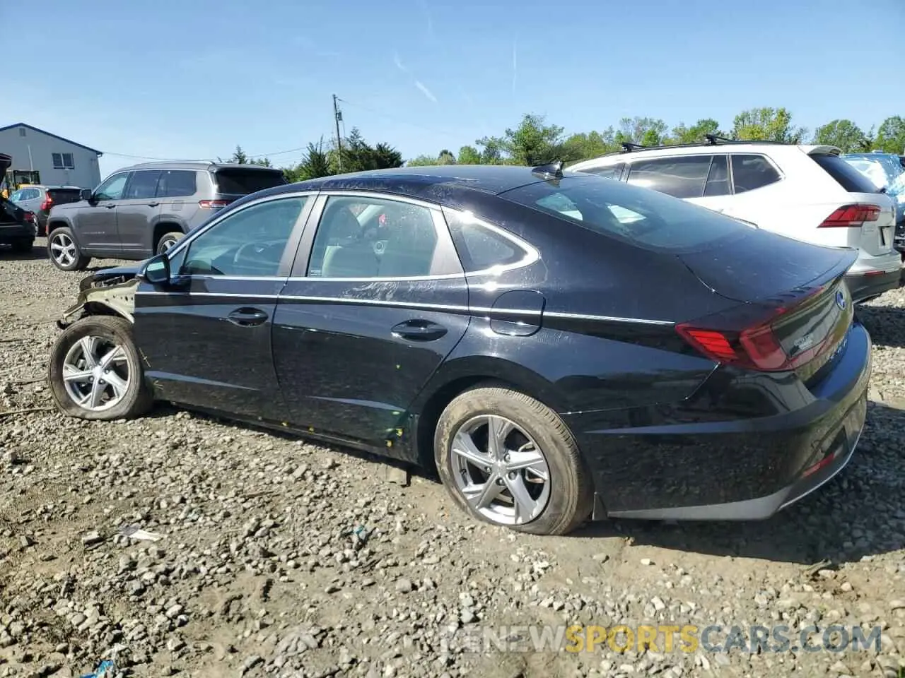 2 Photograph of a damaged car KMHL24JA4PA249570 HYUNDAI SONATA 2023