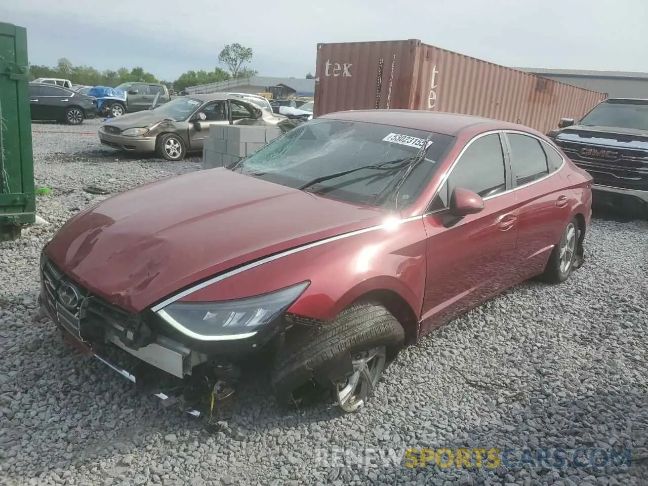 1 Photograph of a damaged car KMHL24JA5PA285817 HYUNDAI SONATA 2023