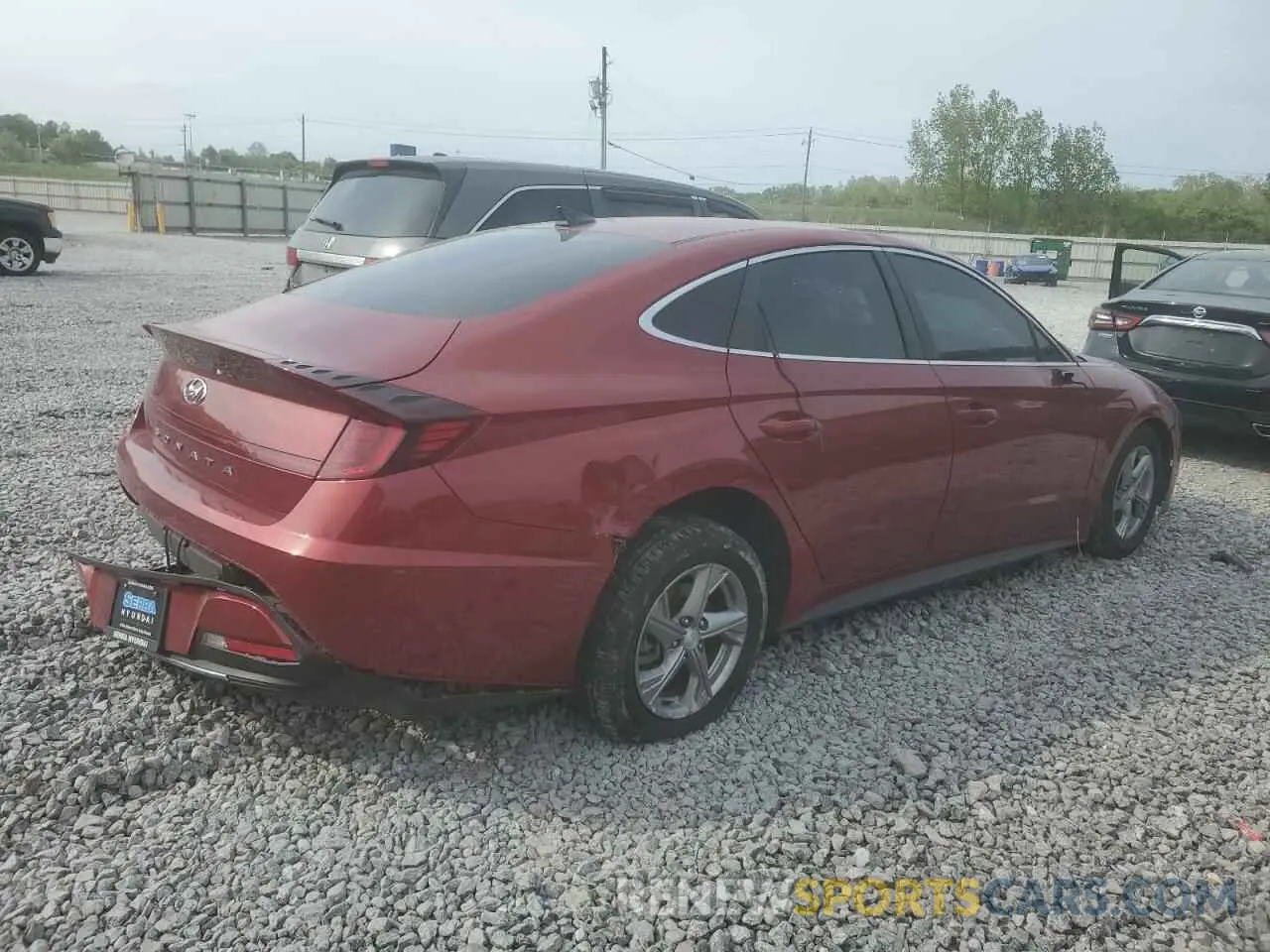 3 Photograph of a damaged car KMHL24JA5PA285817 HYUNDAI SONATA 2023