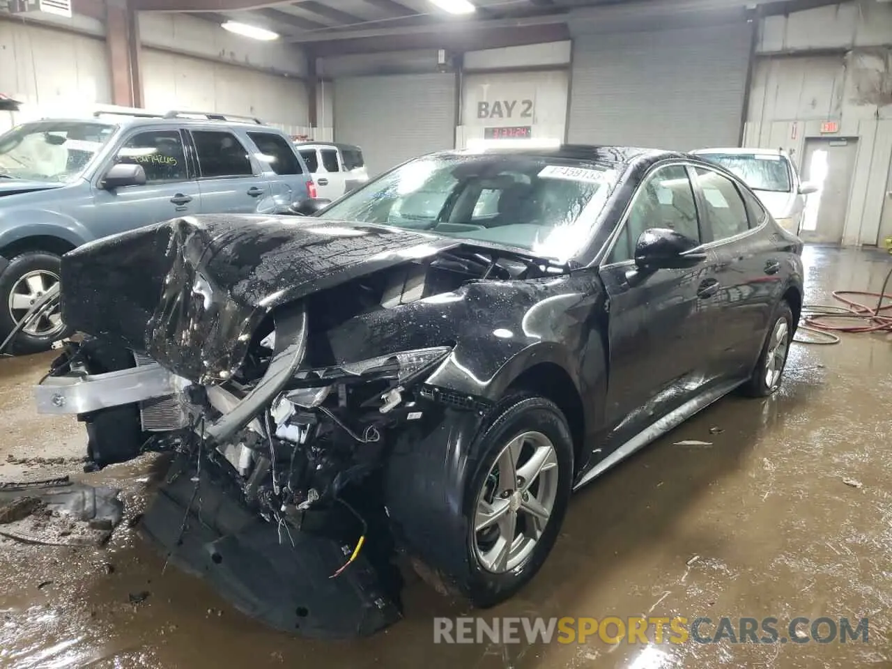 1 Photograph of a damaged car KMHL24JA6PA255936 HYUNDAI SONATA 2023