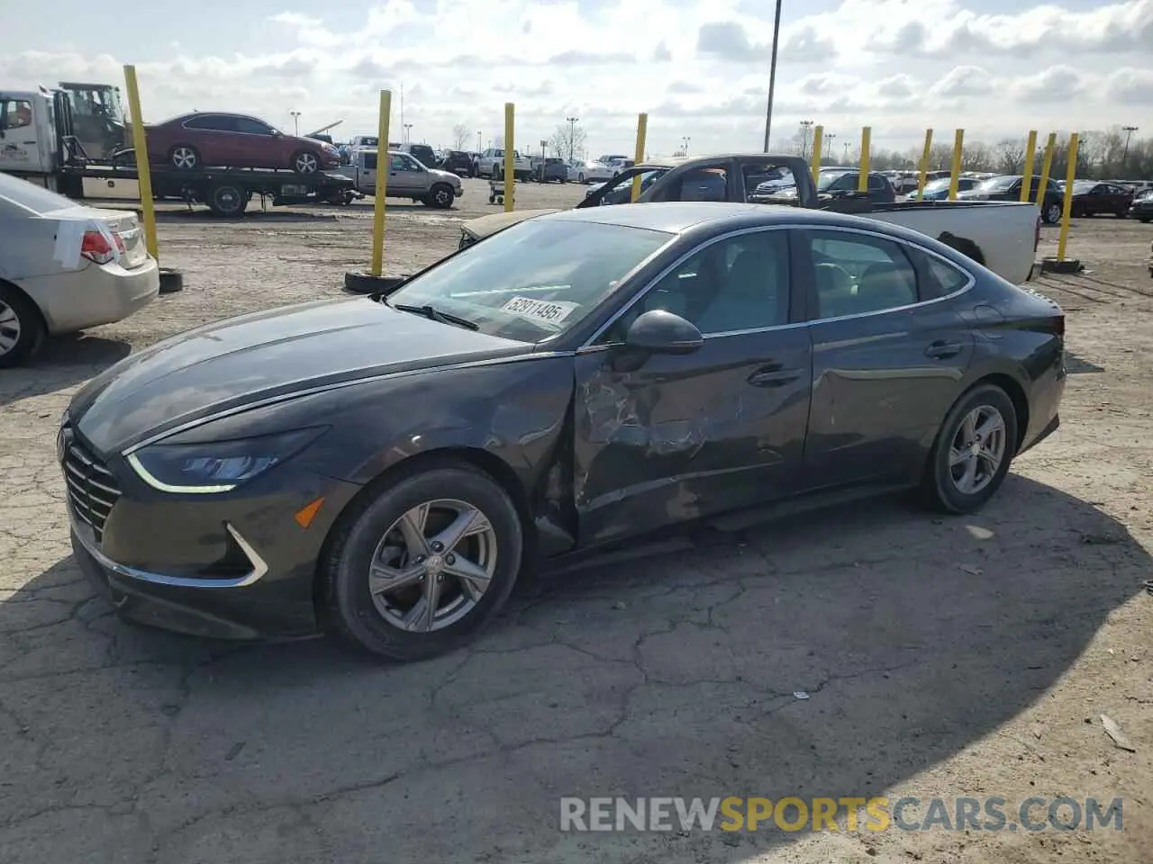 1 Photograph of a damaged car KMHL24JA8PA255582 HYUNDAI SONATA 2023