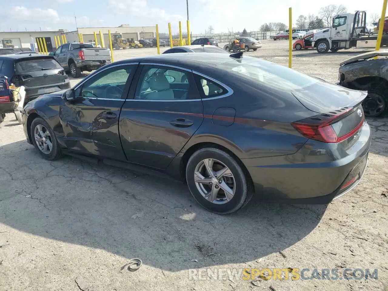 2 Photograph of a damaged car KMHL24JA8PA255582 HYUNDAI SONATA 2023