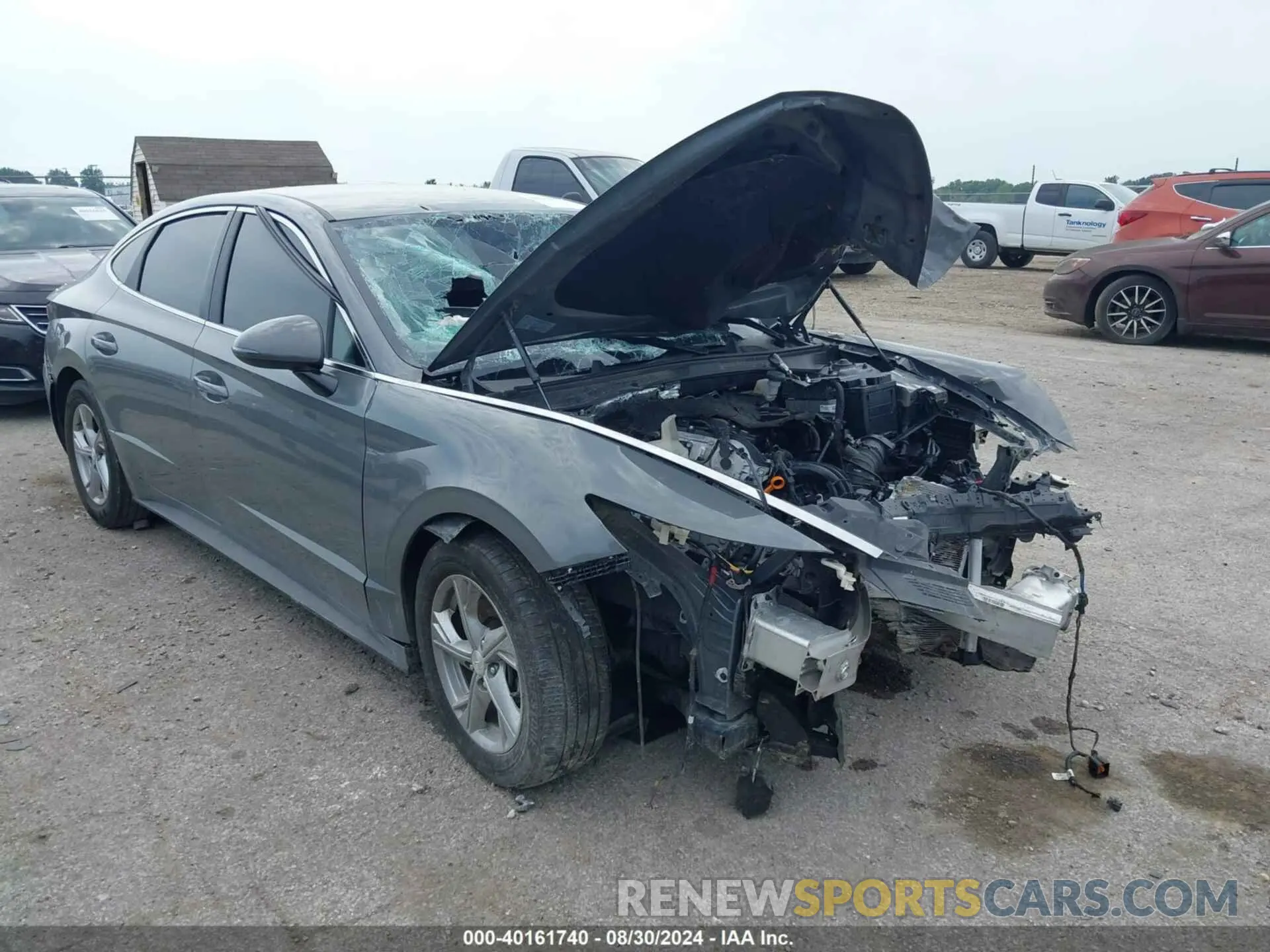1 Photograph of a damaged car KMHL24JA8PA256067 HYUNDAI SONATA 2023
