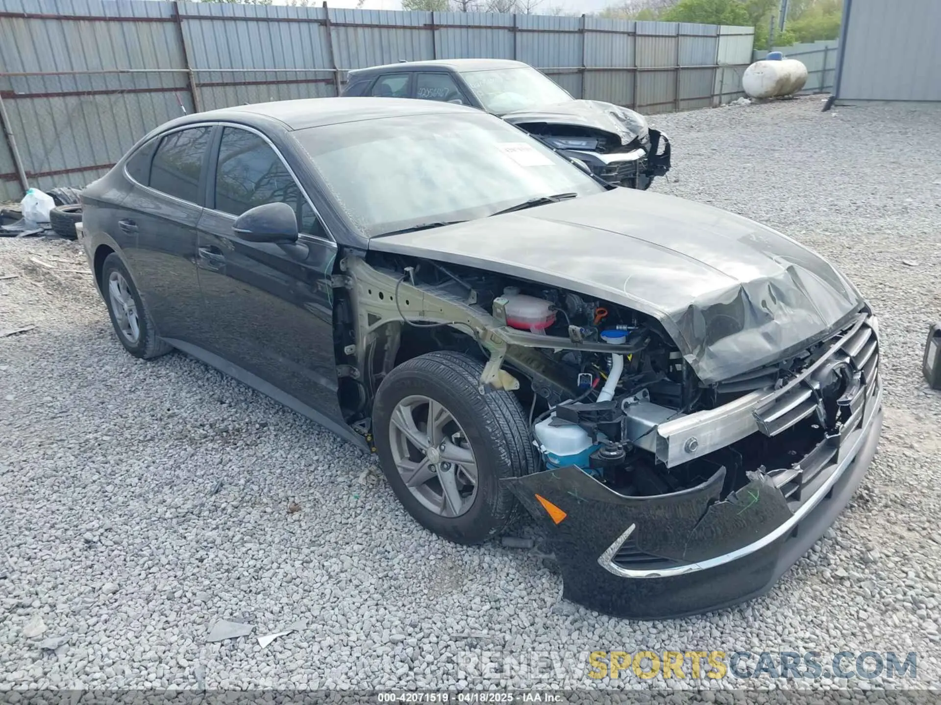 1 Photograph of a damaged car KMHL24JAXPA342447 HYUNDAI SONATA 2023