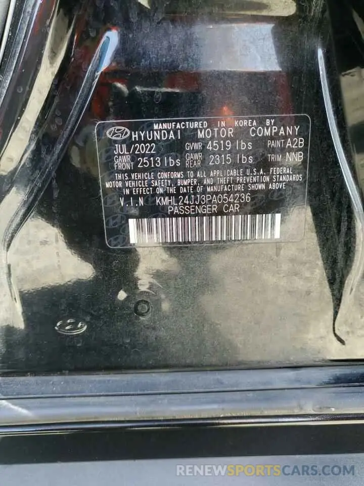 12 Photograph of a damaged car KMHL24JJ3PA054236 HYUNDAI SONATA 2023