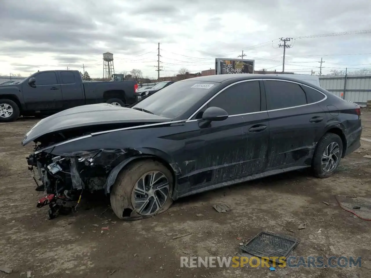 1 Photograph of a damaged car KMHL24JJ7PA078488 HYUNDAI SONATA 2023