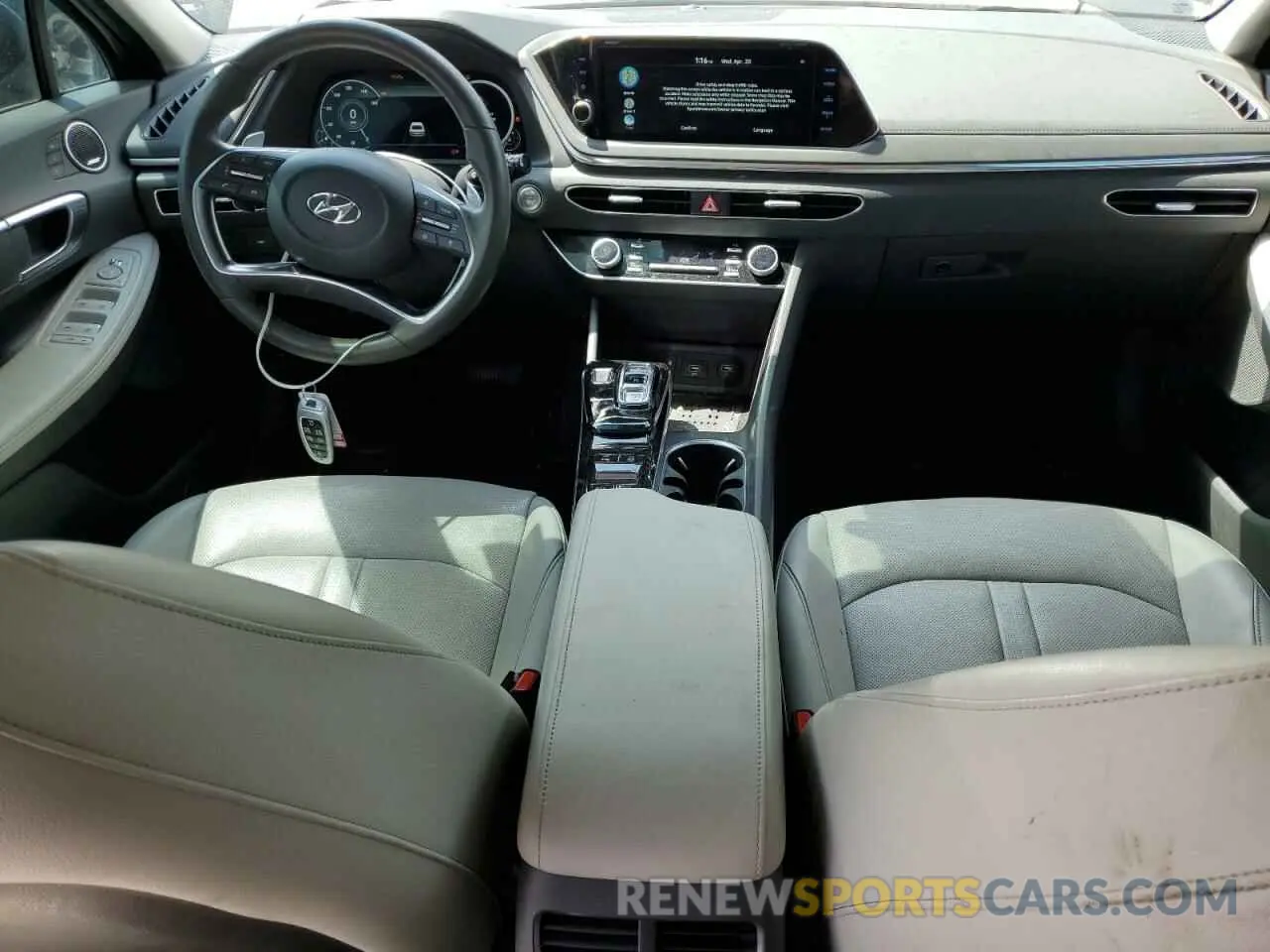 8 Photograph of a damaged car KMHL34J22PA284050 HYUNDAI SONATA 2023