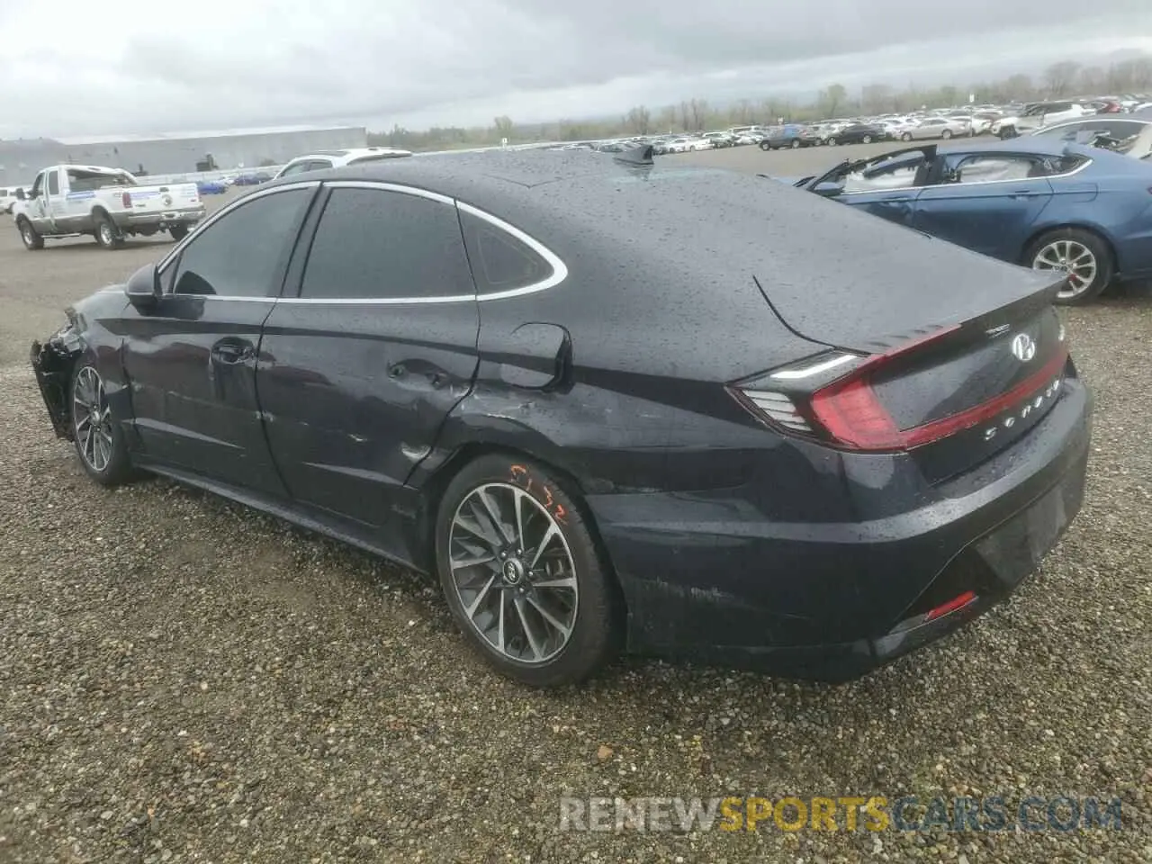 2 Photograph of a damaged car KMHL34J22PA316429 HYUNDAI SONATA 2023
