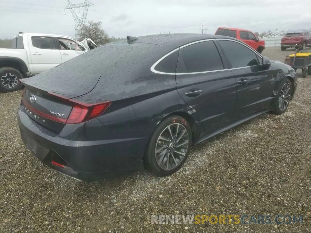 3 Photograph of a damaged car KMHL34J22PA316429 HYUNDAI SONATA 2023