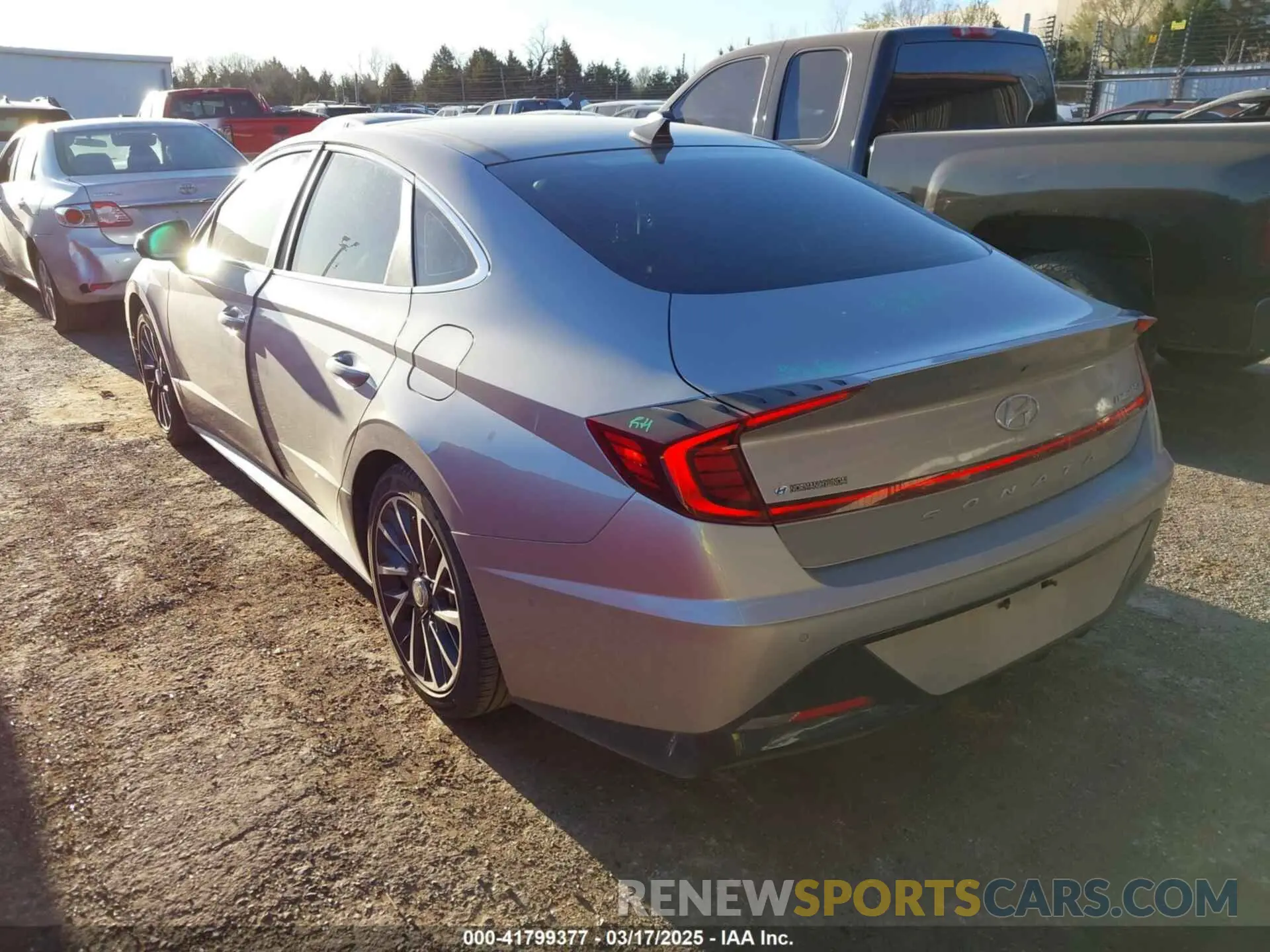 3 Photograph of a damaged car KMHL34J22PA337684 HYUNDAI SONATA 2023