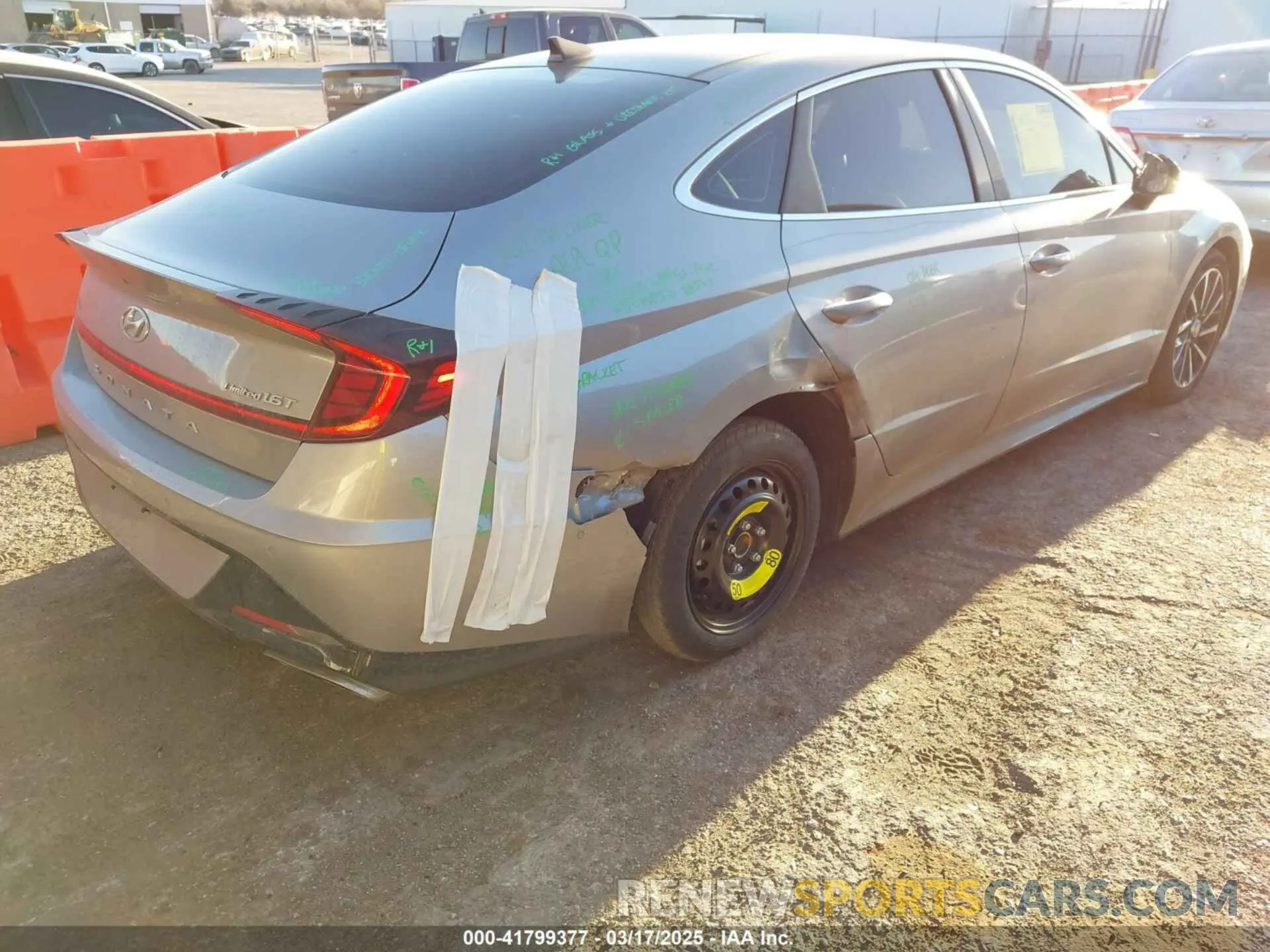 4 Photograph of a damaged car KMHL34J22PA337684 HYUNDAI SONATA 2023