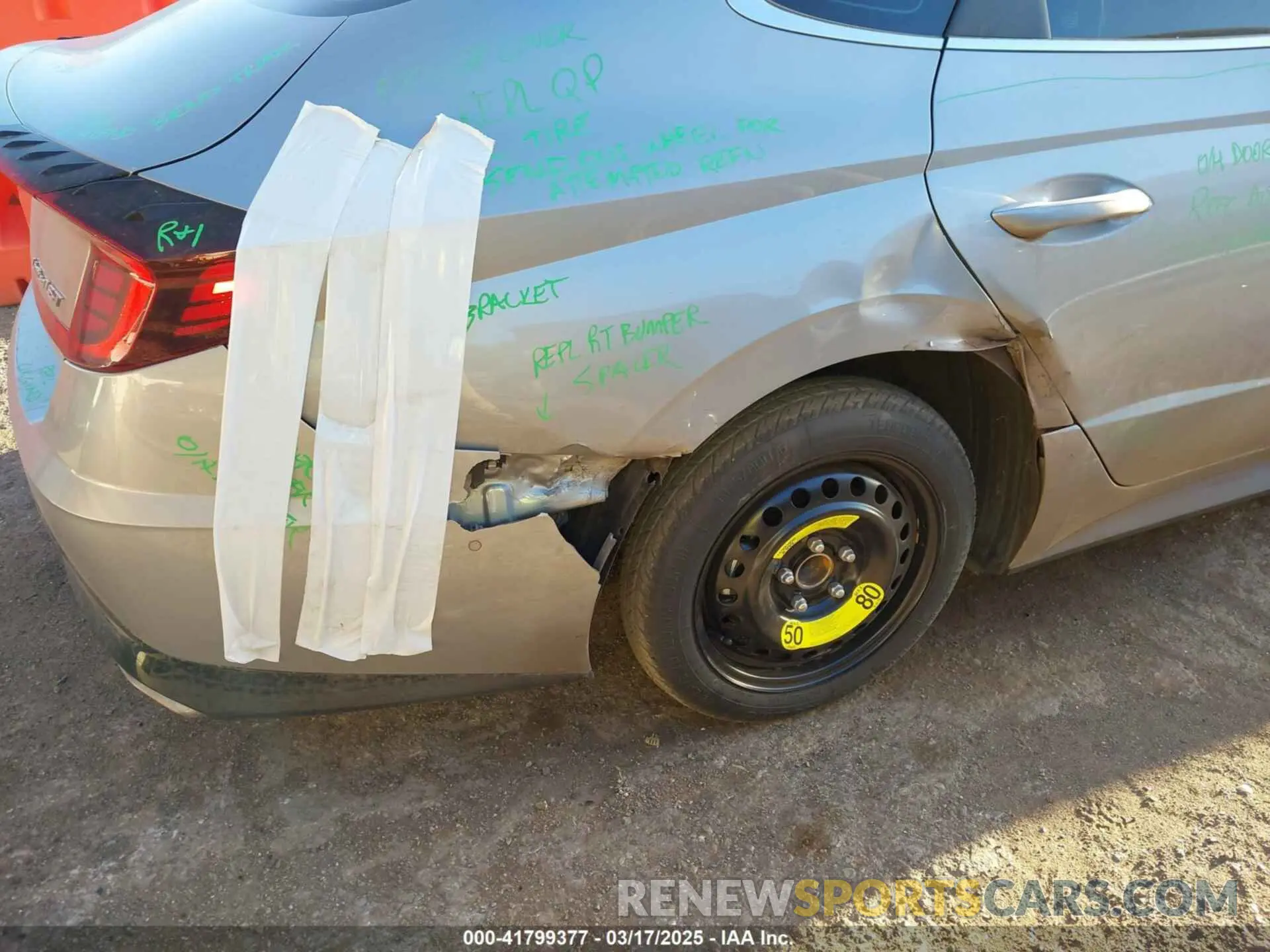 6 Photograph of a damaged car KMHL34J22PA337684 HYUNDAI SONATA 2023