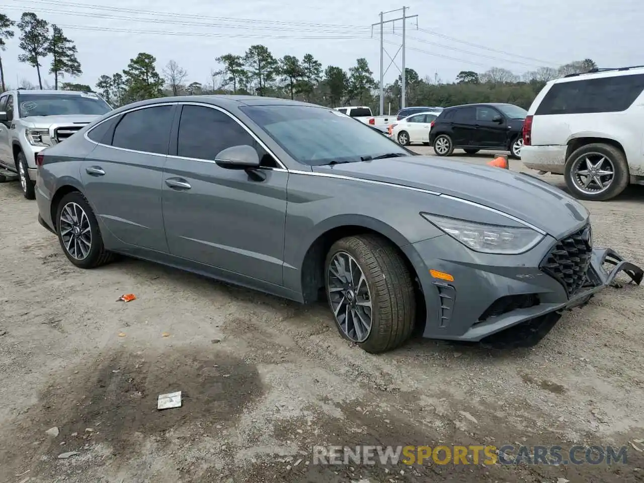 4 Photograph of a damaged car KMHL34J23PA274286 HYUNDAI SONATA 2023