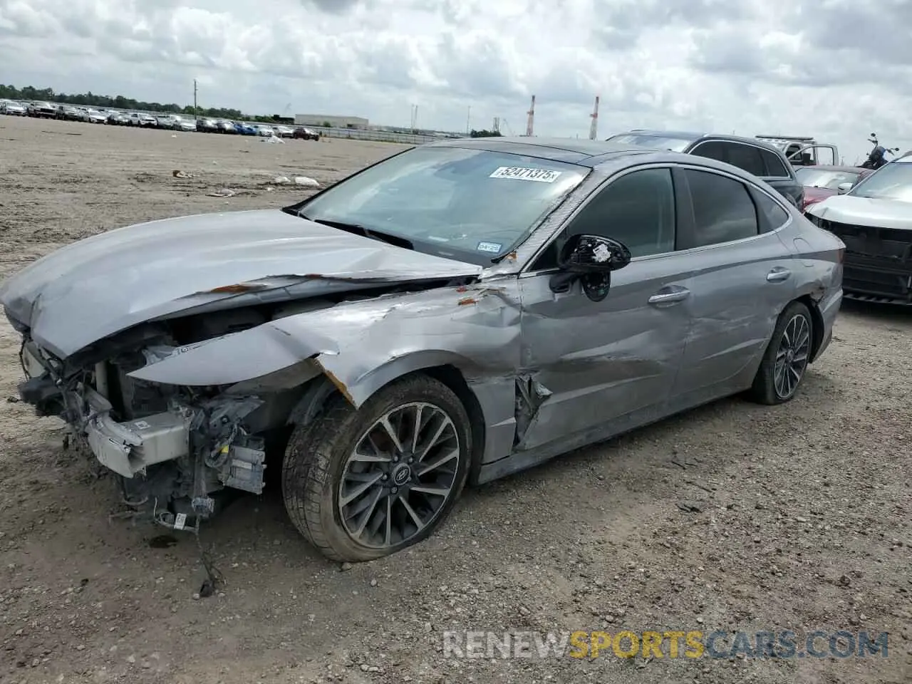 1 Photograph of a damaged car KMHL34J23PA275552 HYUNDAI SONATA 2023