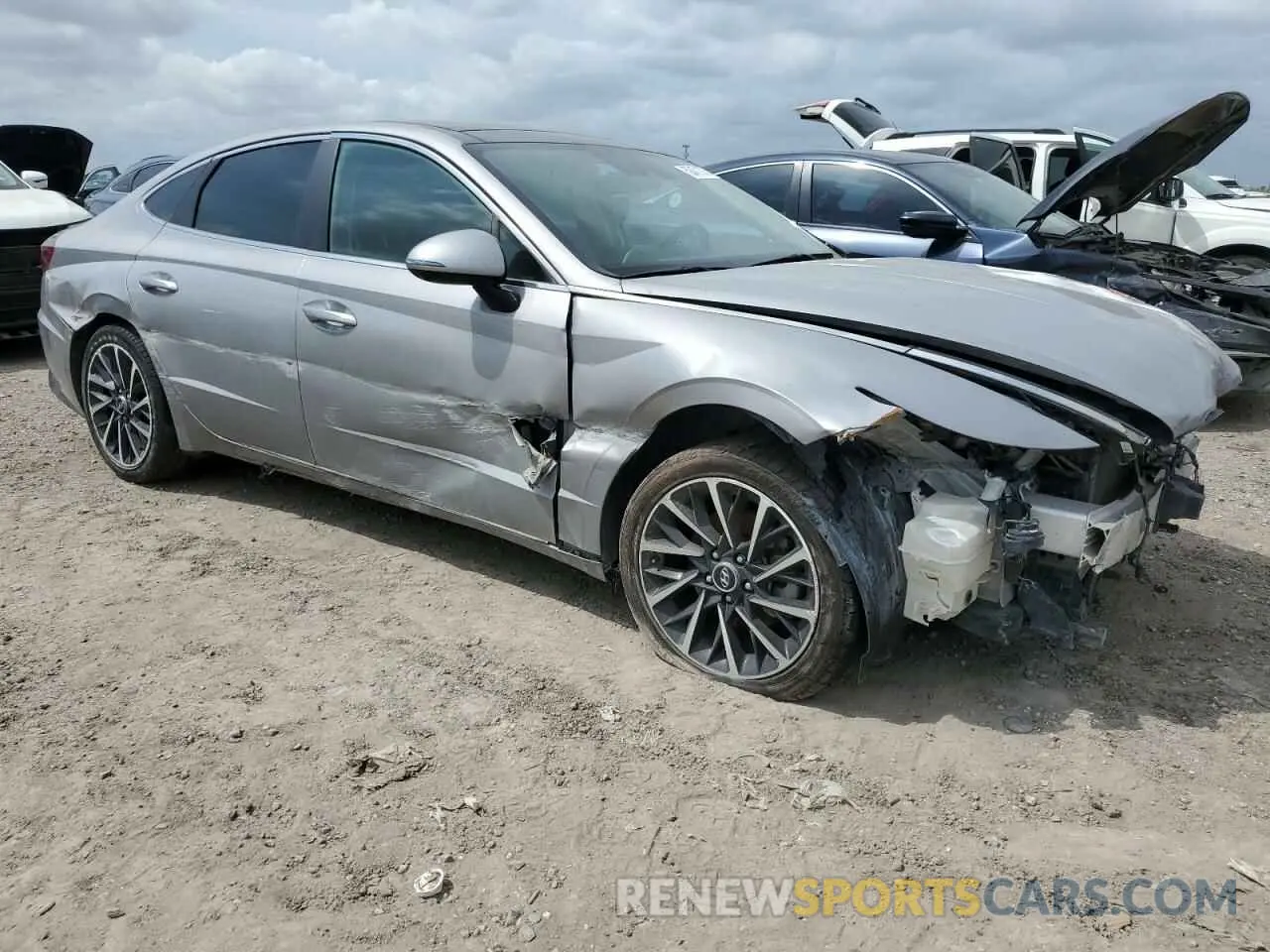 4 Photograph of a damaged car KMHL34J23PA275552 HYUNDAI SONATA 2023