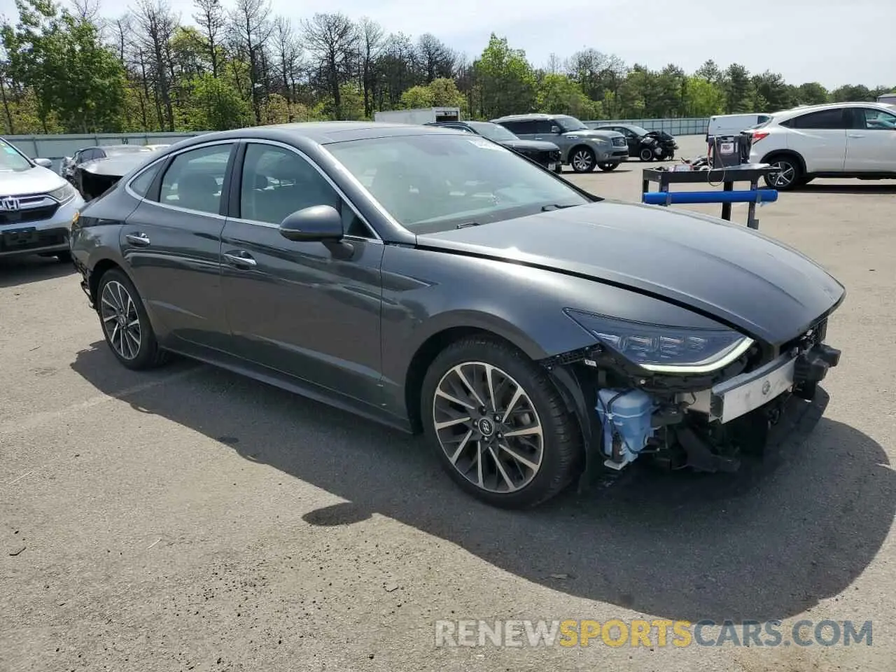 4 Photograph of a damaged car KMHL34J26PA255957 HYUNDAI SONATA 2023