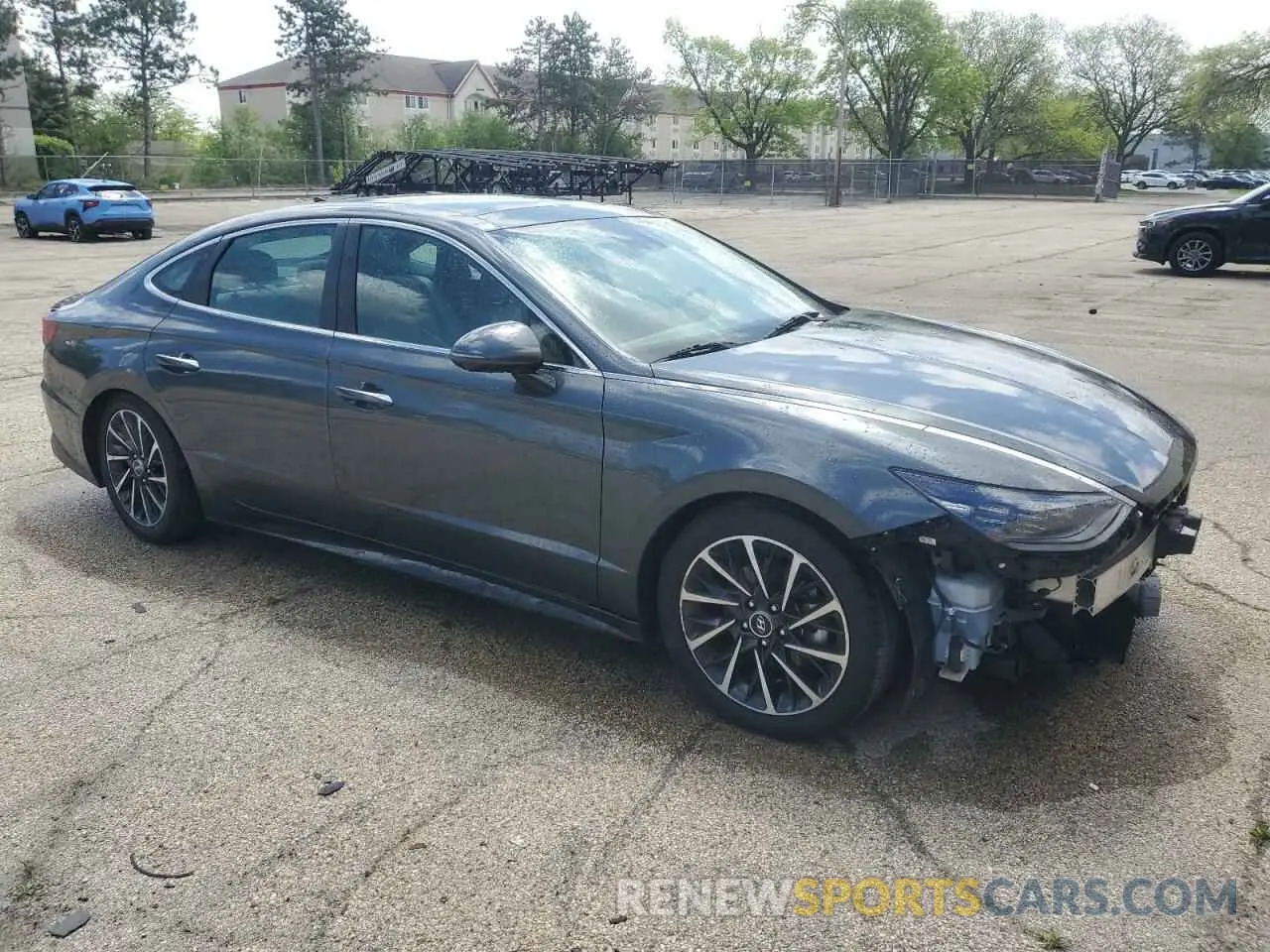 4 Photograph of a damaged car KMHL34J28PA283646 HYUNDAI SONATA 2023