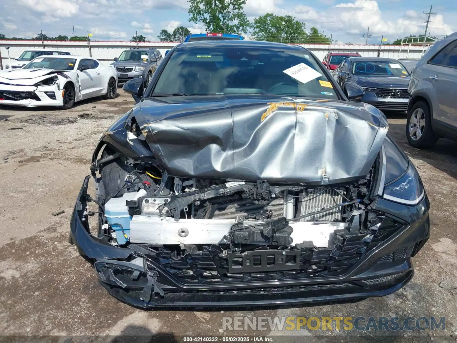 13 Photograph of a damaged car KMHL34J29PA337777 HYUNDAI SONATA 2023