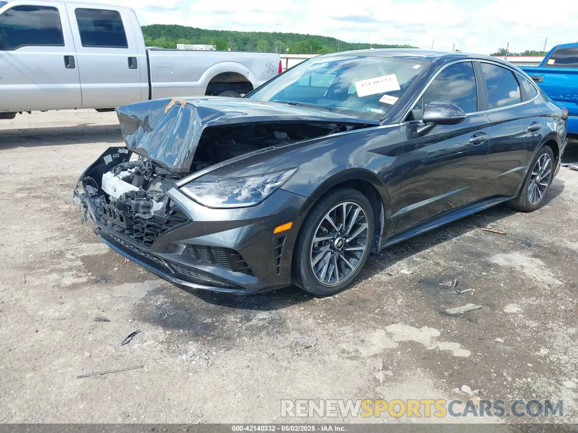 2 Photograph of a damaged car KMHL34J29PA337777 HYUNDAI SONATA 2023
