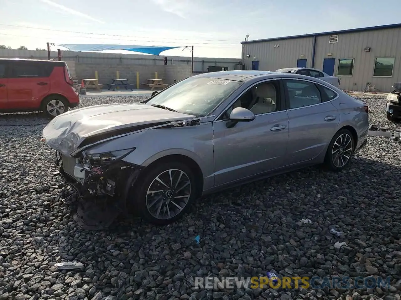 1 Photograph of a damaged car KMHL34J2XPA275628 HYUNDAI SONATA 2023