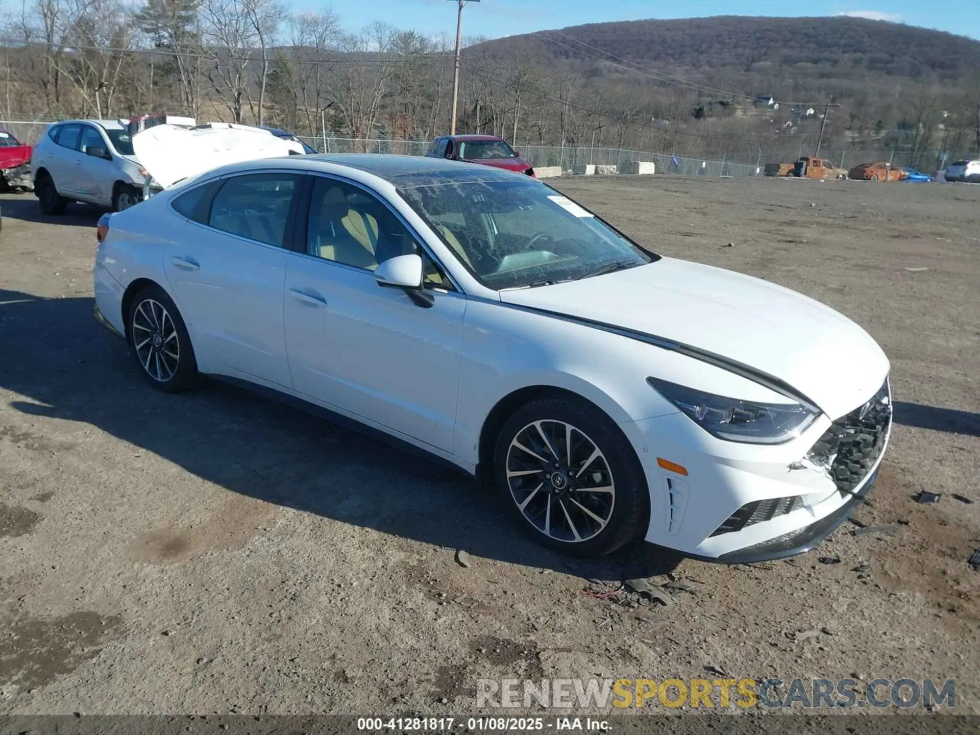 1 Photograph of a damaged car KMHL34J2XPA314878 HYUNDAI SONATA 2023