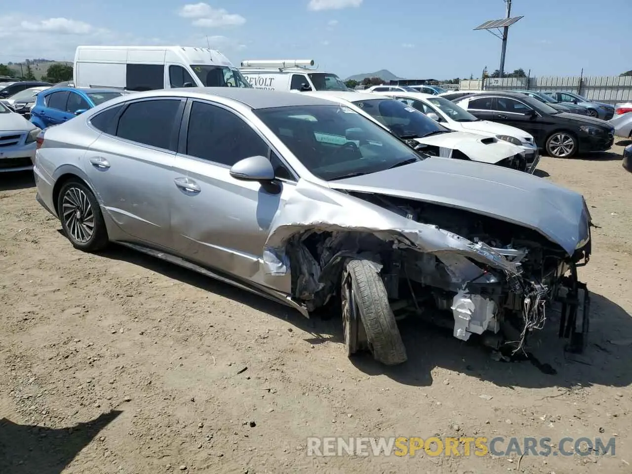 4 Photograph of a damaged car KMHL34JJ0PA065109 HYUNDAI SONATA 2023