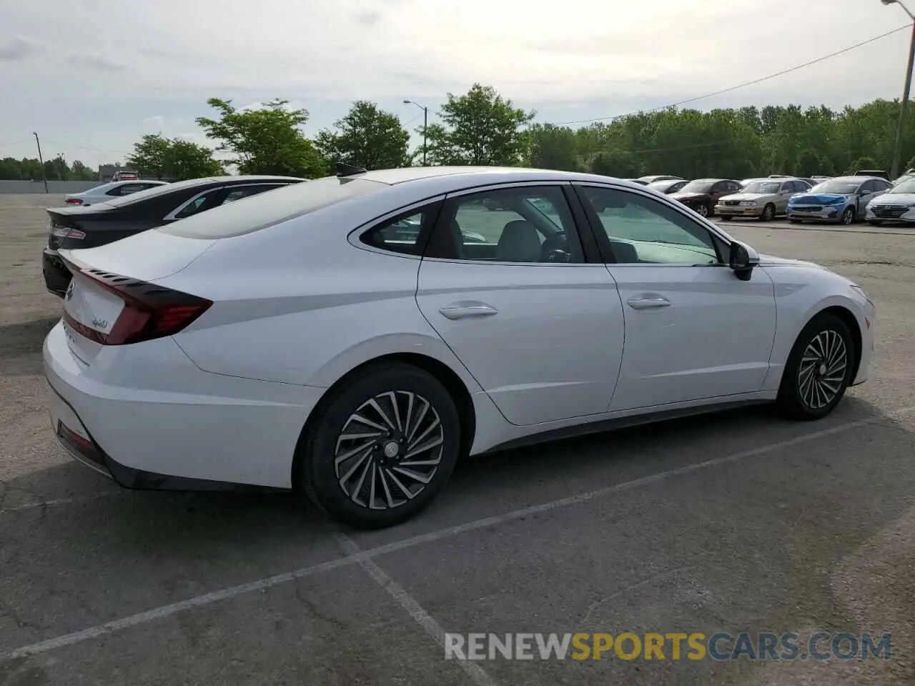 3 Photograph of a damaged car KMHL34JJ4PA068112 HYUNDAI SONATA 2023