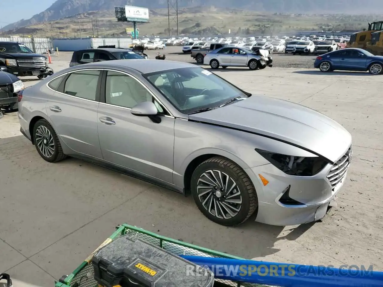 4 Photograph of a damaged car KMHL34JJ4PA080051 HYUNDAI SONATA 2023
