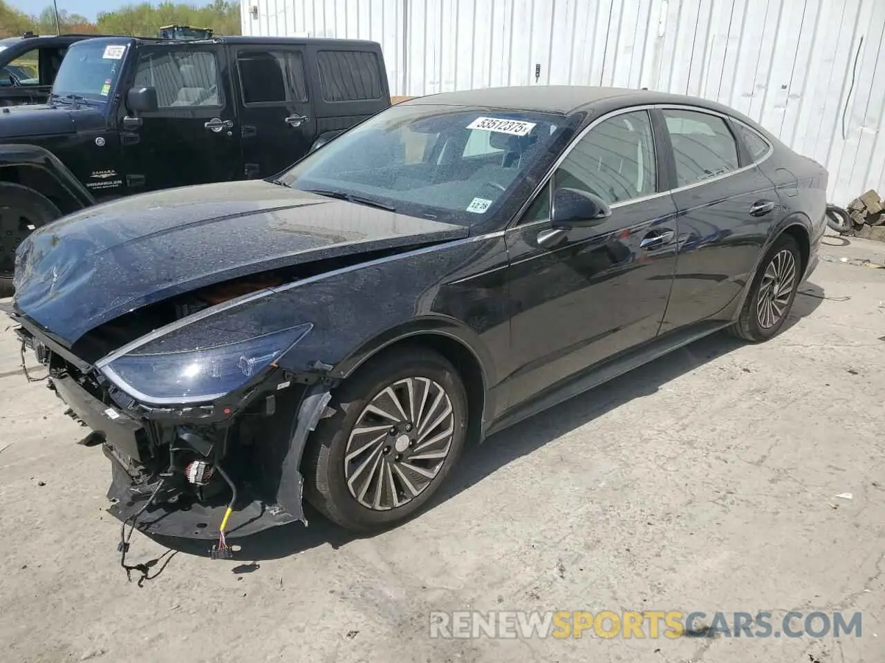1 Photograph of a damaged car KMHL34JJ5PA073688 HYUNDAI SONATA 2023