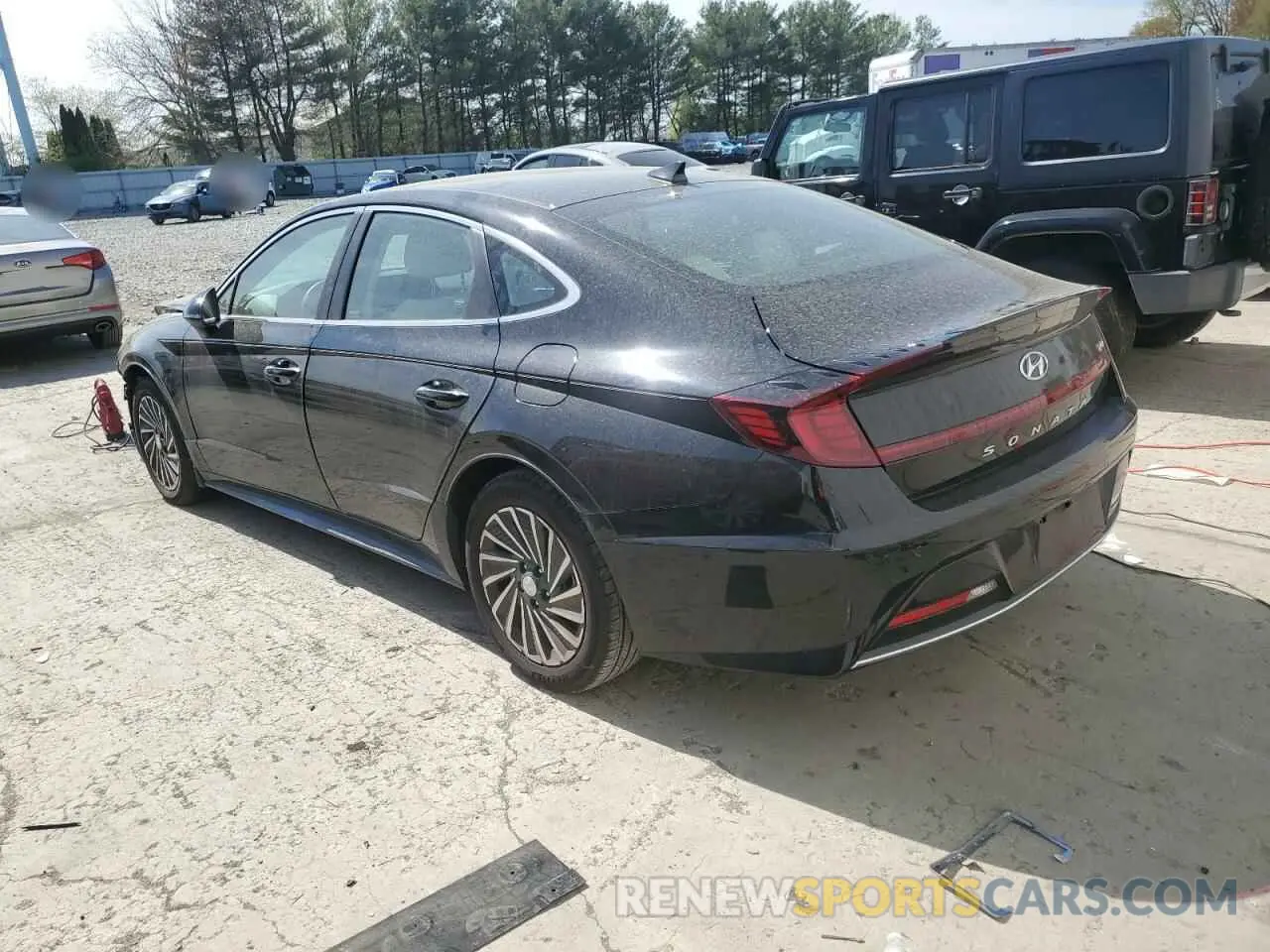 2 Photograph of a damaged car KMHL34JJ5PA073688 HYUNDAI SONATA 2023