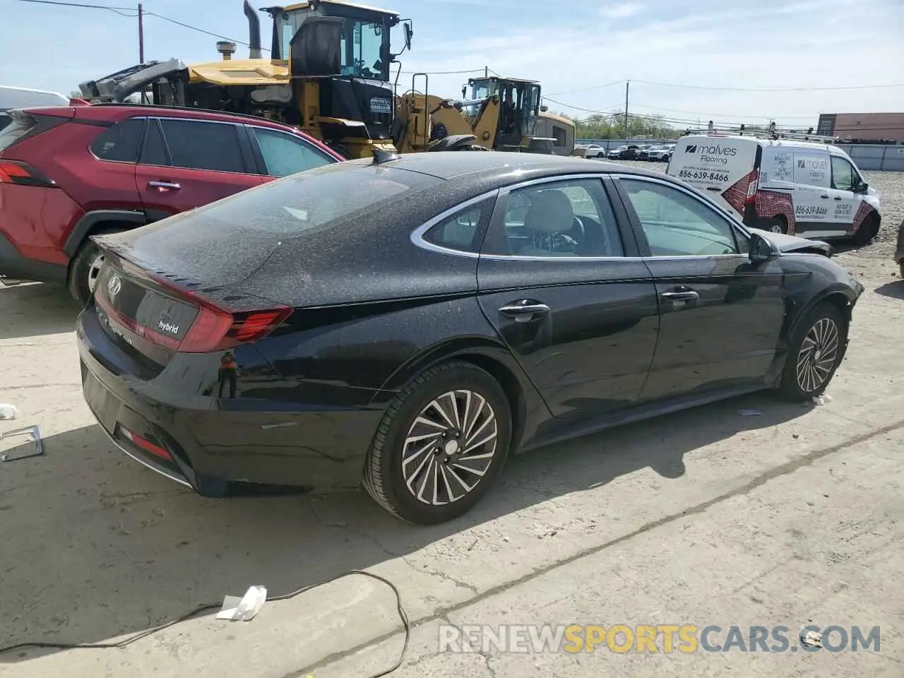 3 Photograph of a damaged car KMHL34JJ5PA073688 HYUNDAI SONATA 2023