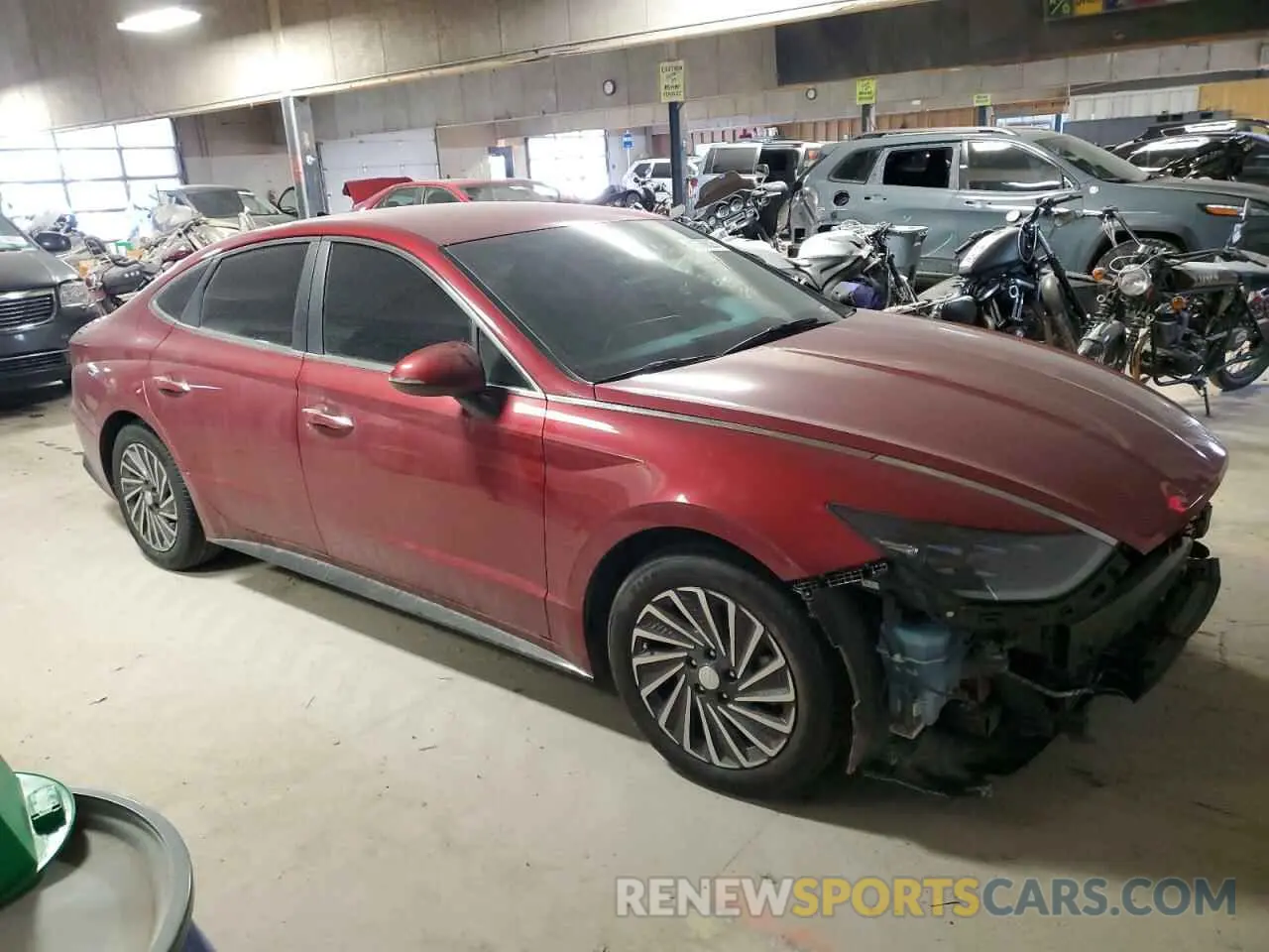 4 Photograph of a damaged car KMHL34JJ6PA070542 HYUNDAI SONATA 2023