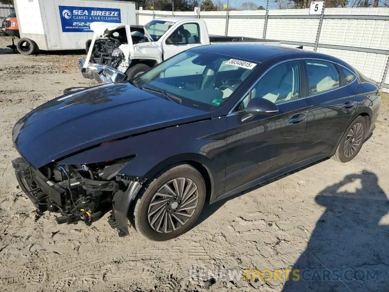 1 Photograph of a damaged car KMHL34JJ6PA078267 HYUNDAI SONATA 2023