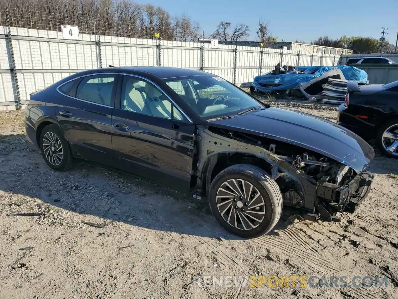 4 Photograph of a damaged car KMHL34JJ6PA078267 HYUNDAI SONATA 2023