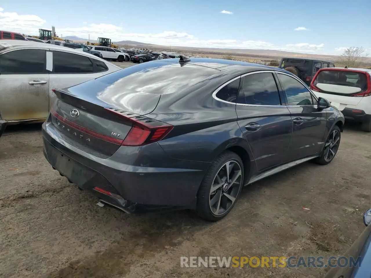 3 Photograph of a damaged car KMHL44J22PA247366 HYUNDAI SONATA 2023