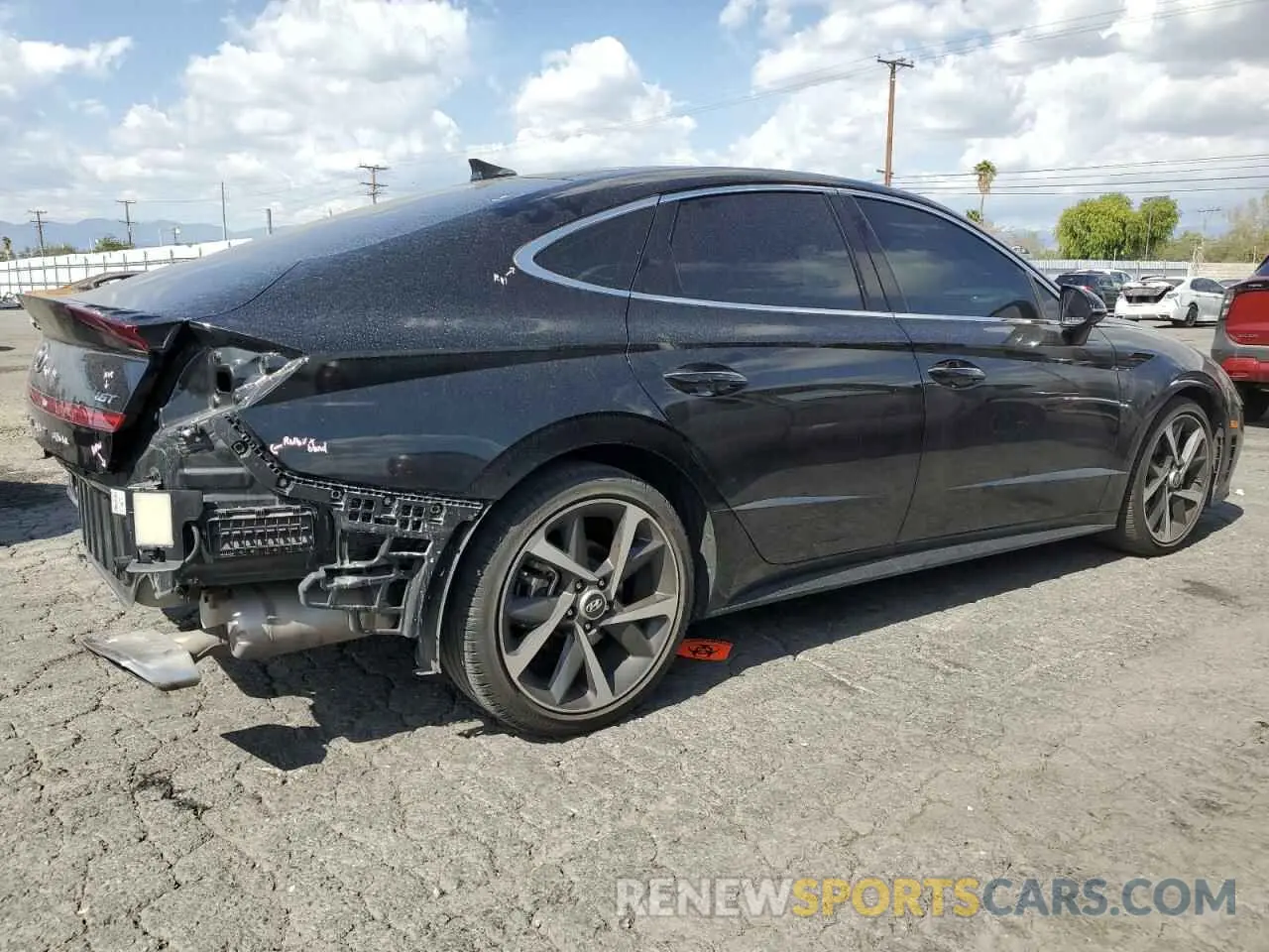 3 Photograph of a damaged car KMHL44J22PA263373 HYUNDAI SONATA 2023